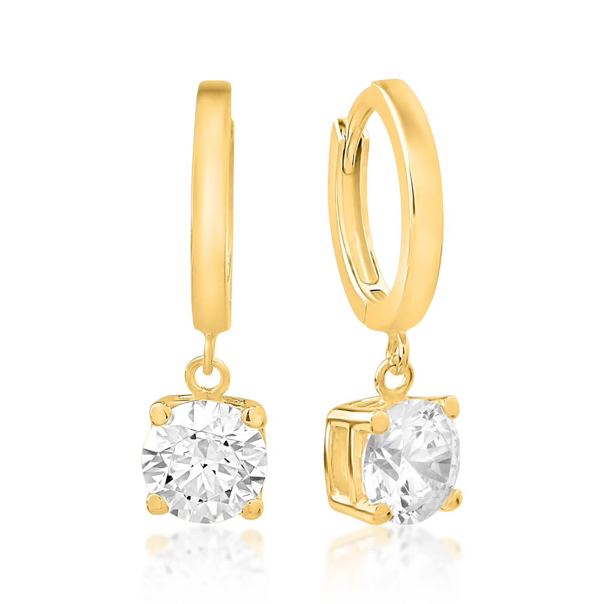 Обеци от 14K жълто злато