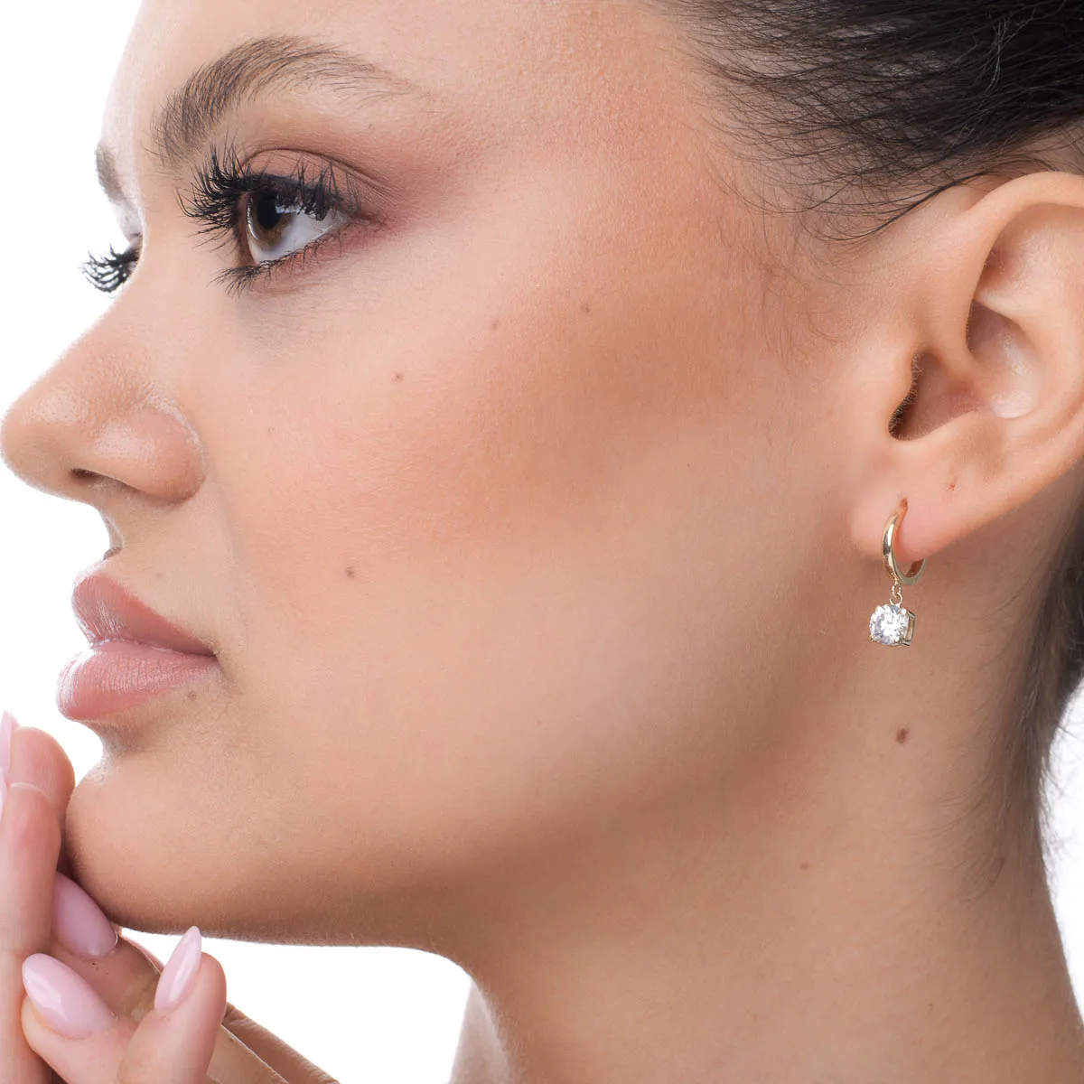 Обеци от 14K жълто злато