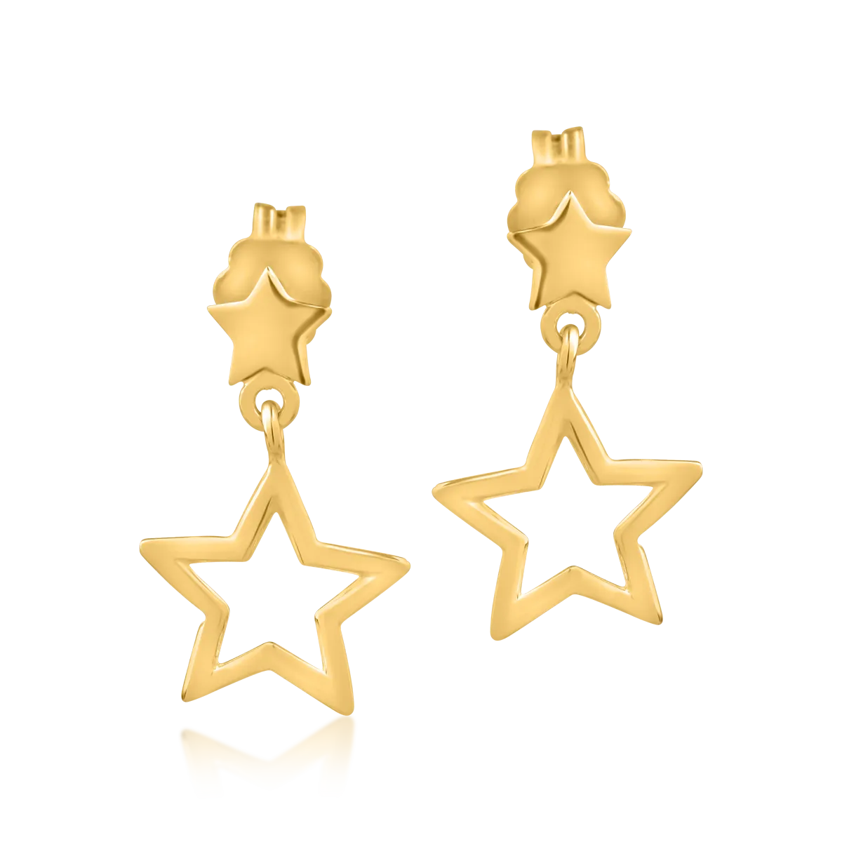 14K yellow gold earrings