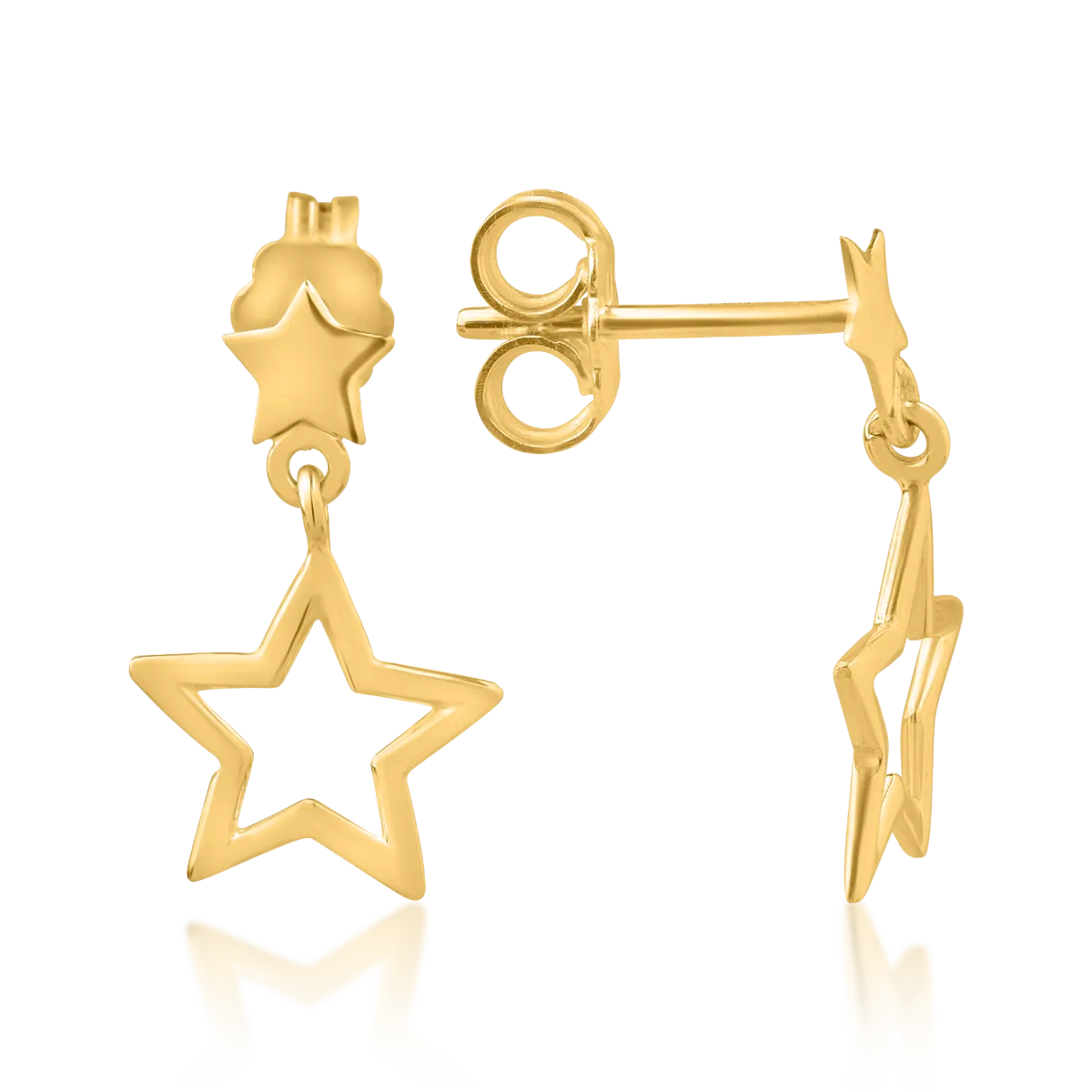 14K yellow gold earrings