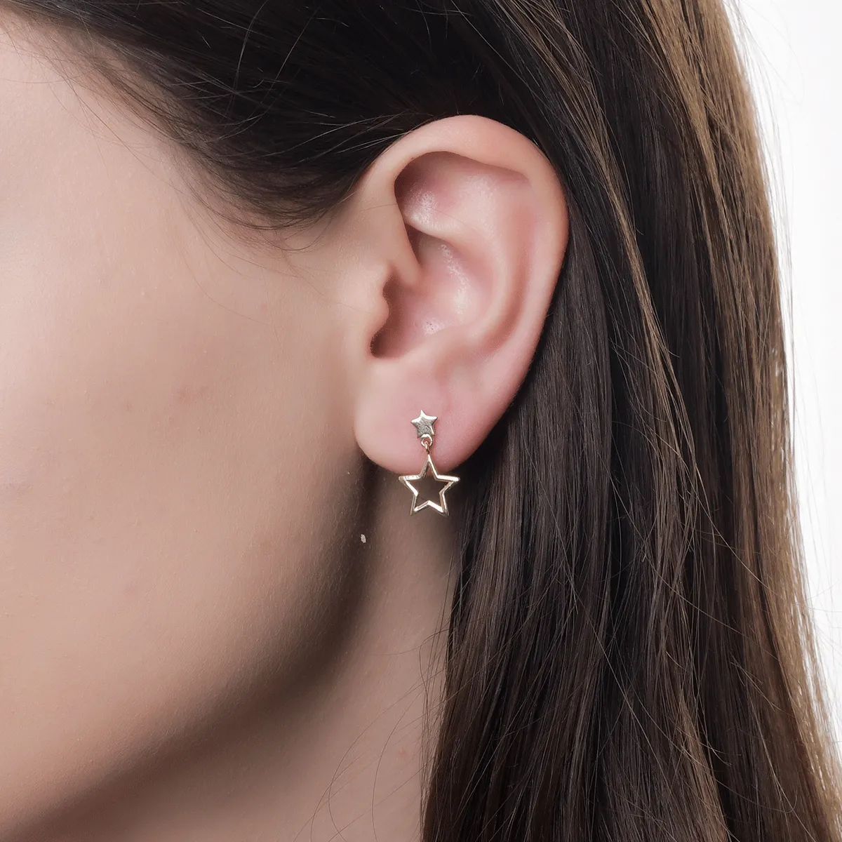 14K yellow gold earrings