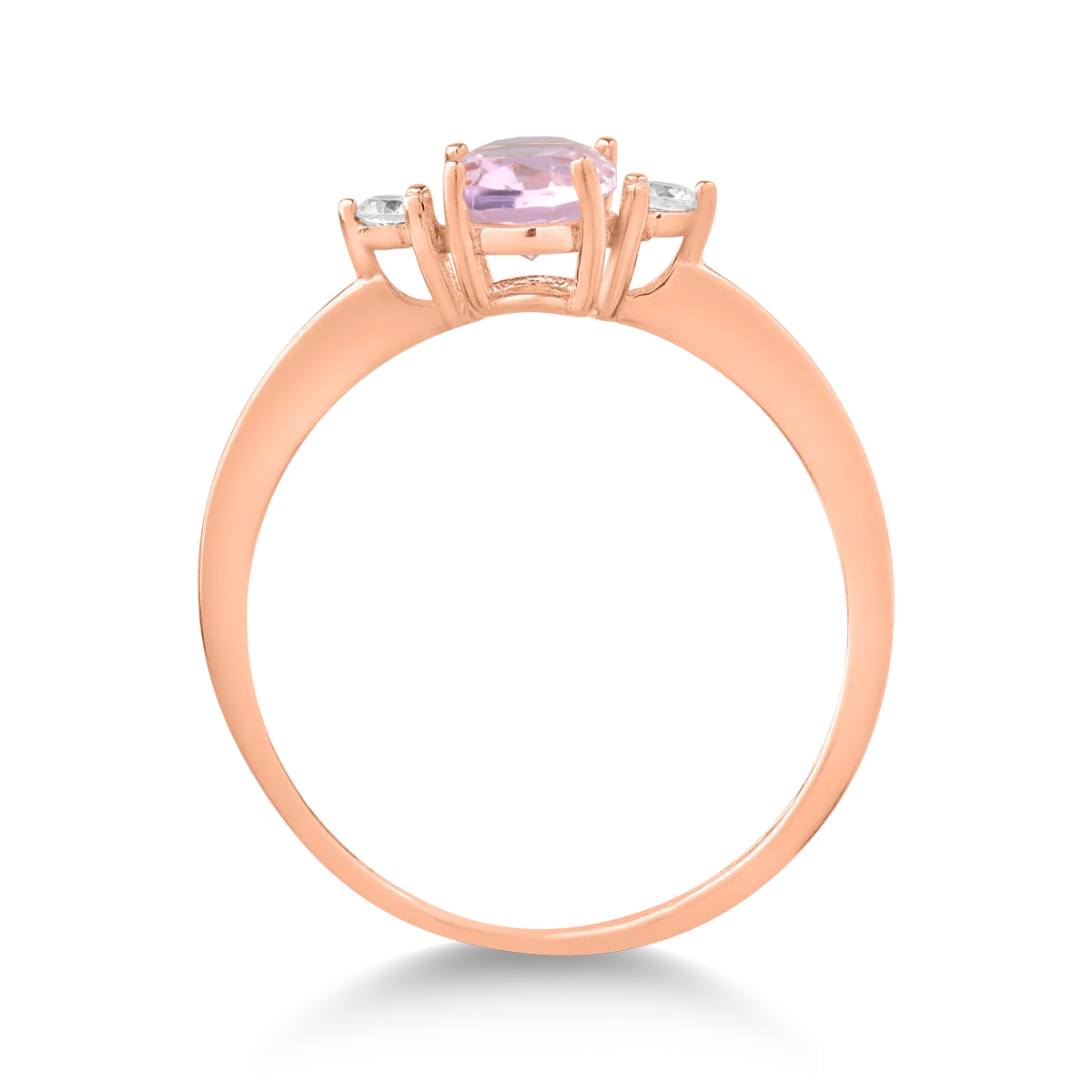 Rose gold ring