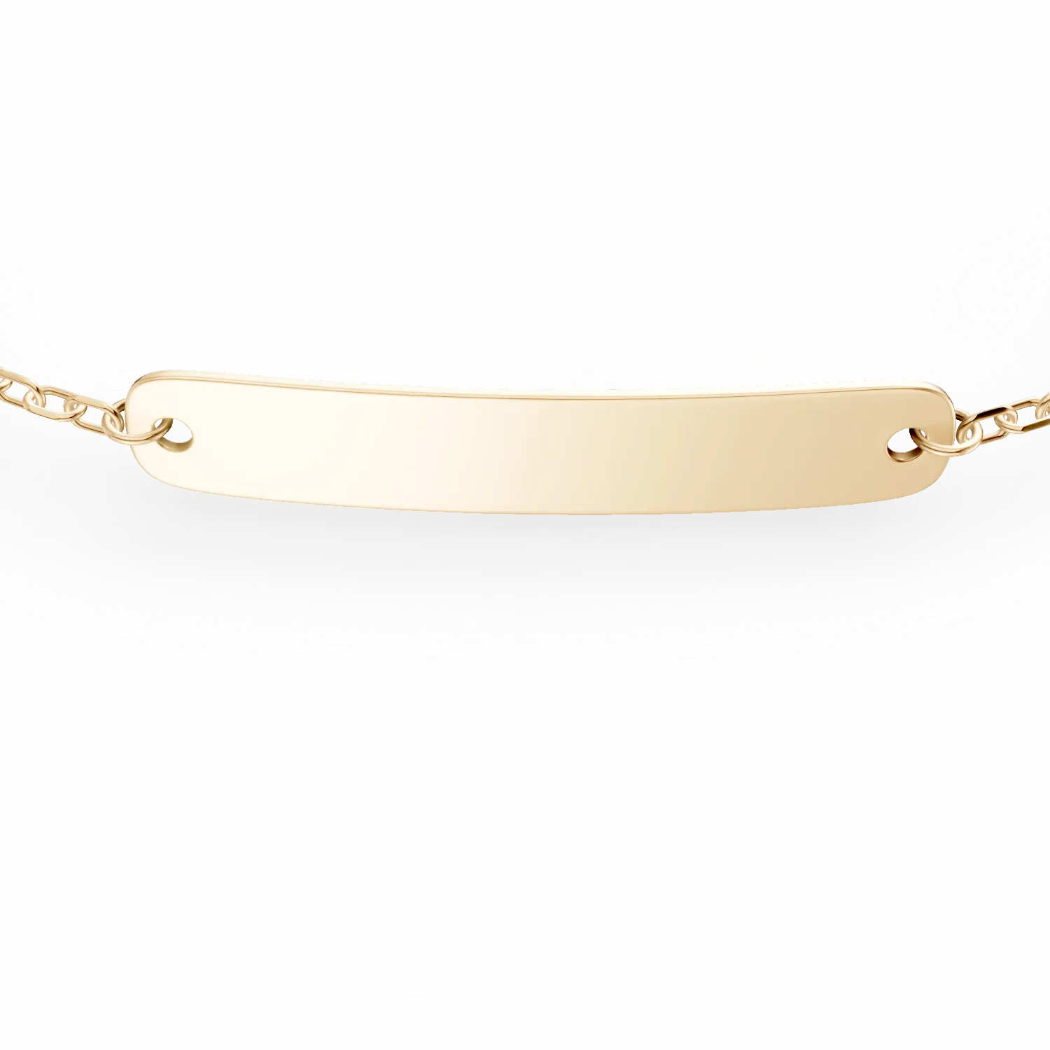 Bratara pentru copii din aur galben de 14K