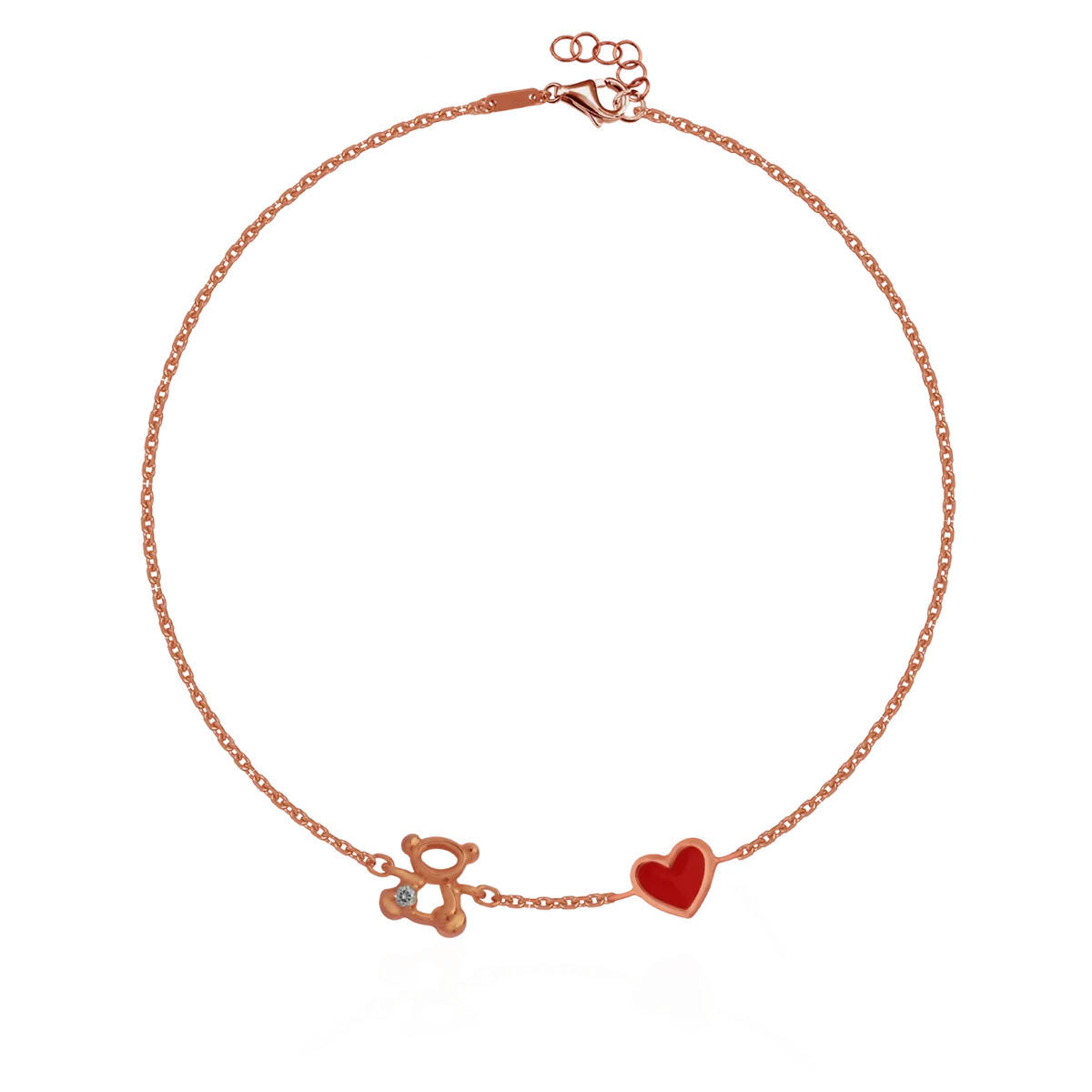 14K rose gold children bracelet