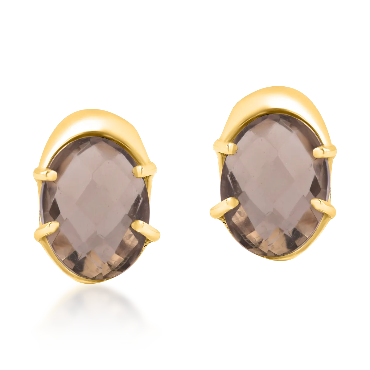 Cercei din aur galben de 14K