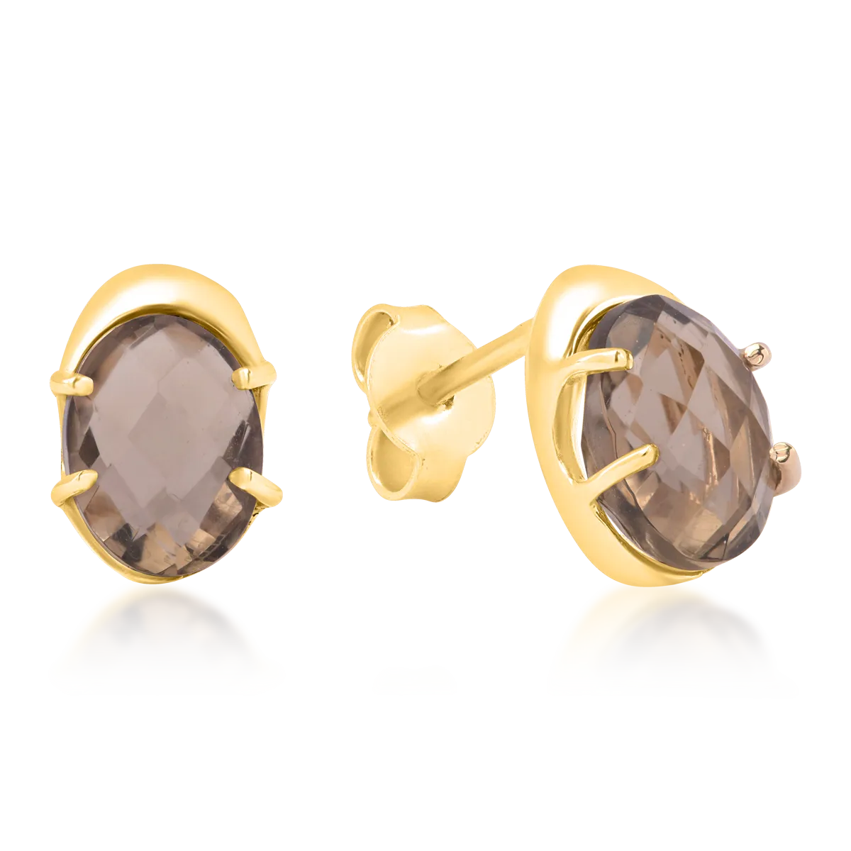 Cercei din aur galben de 14K