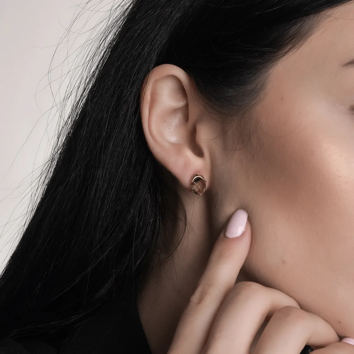 Cercei din aur galben de 14K