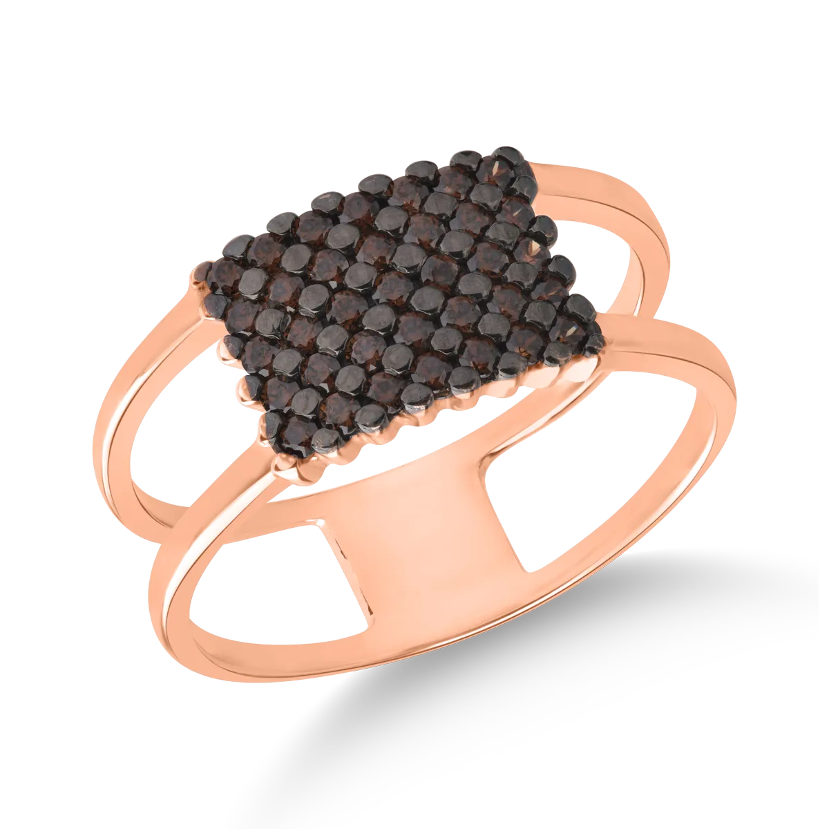 14K rose gold ring