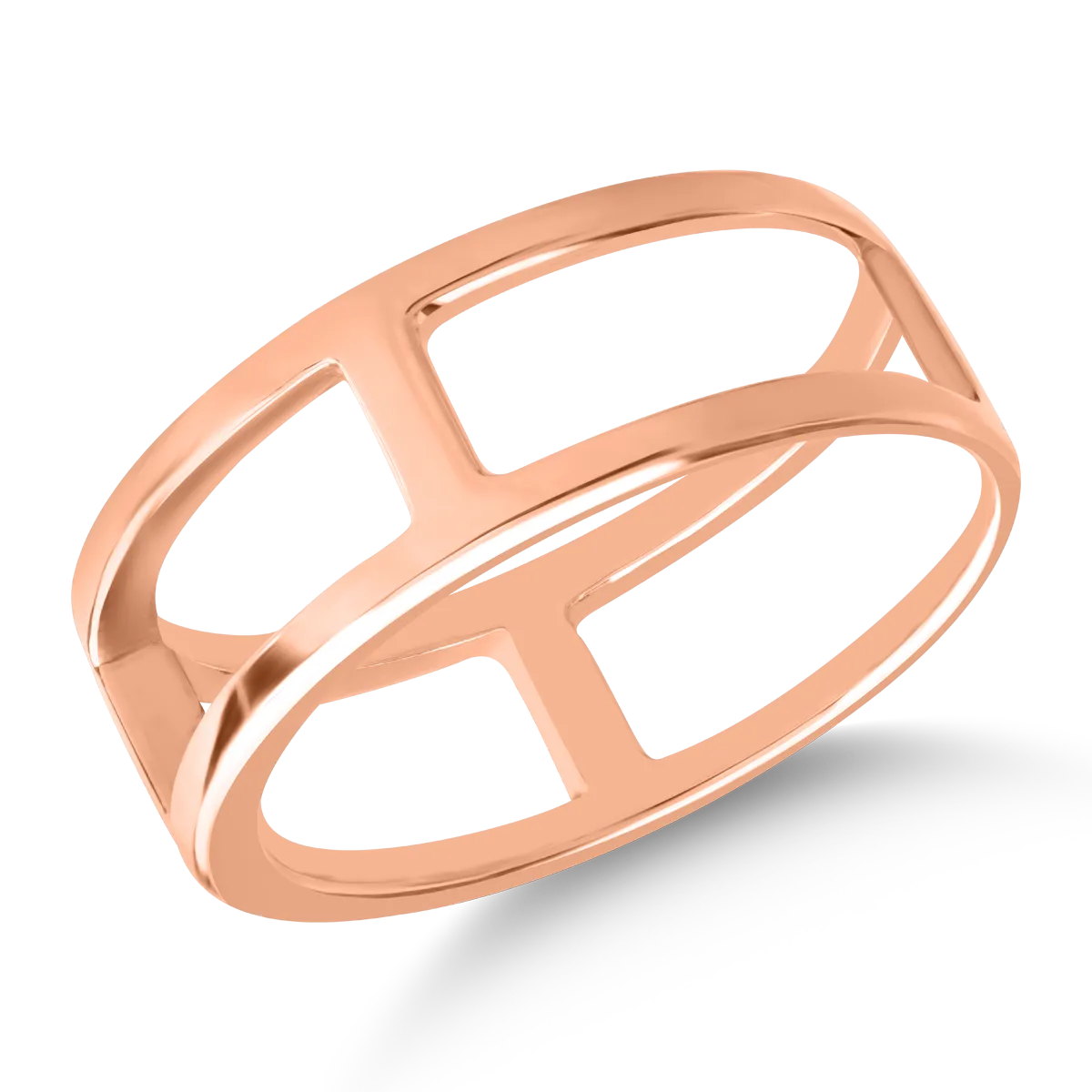 14K rose gold ring