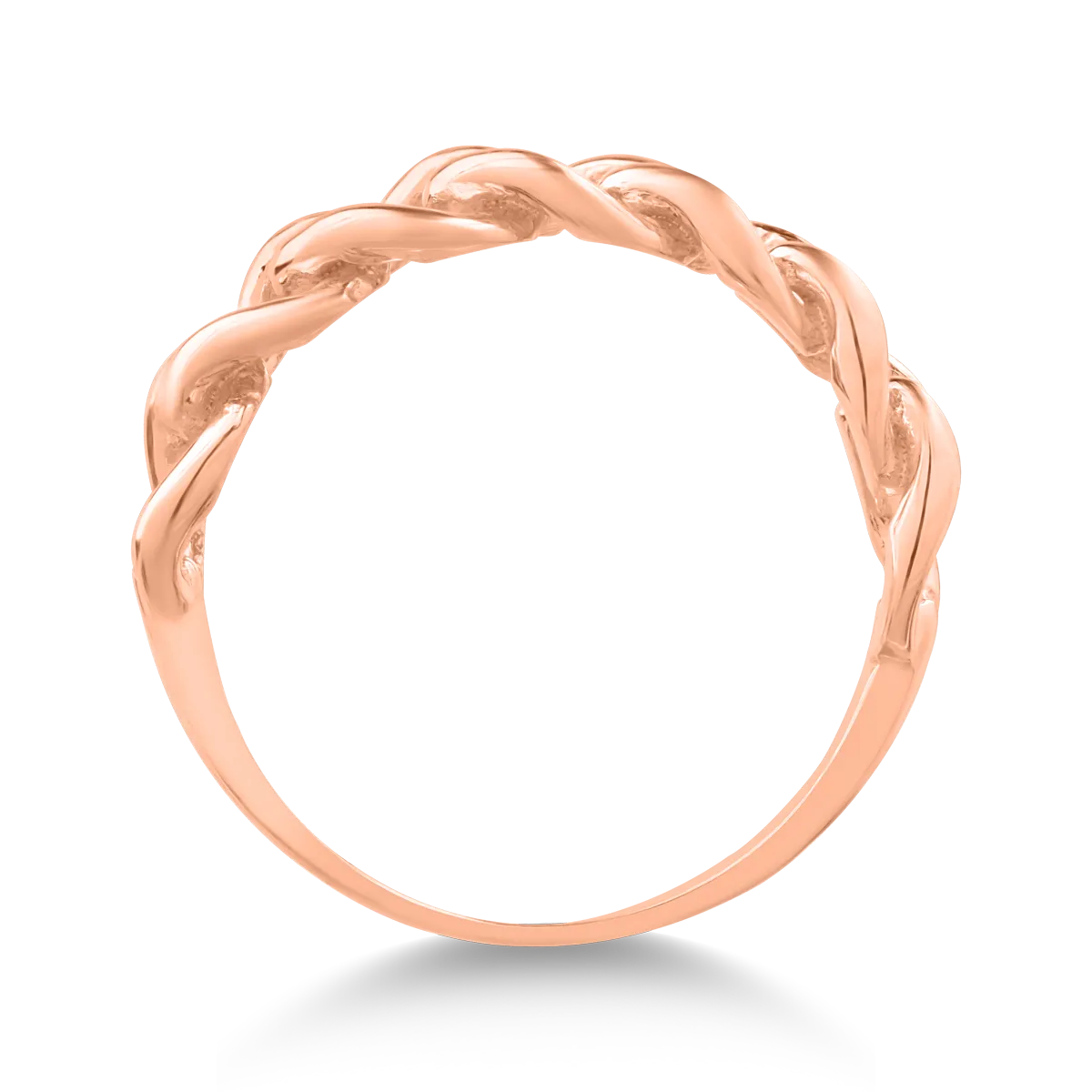 14K rose gold ring