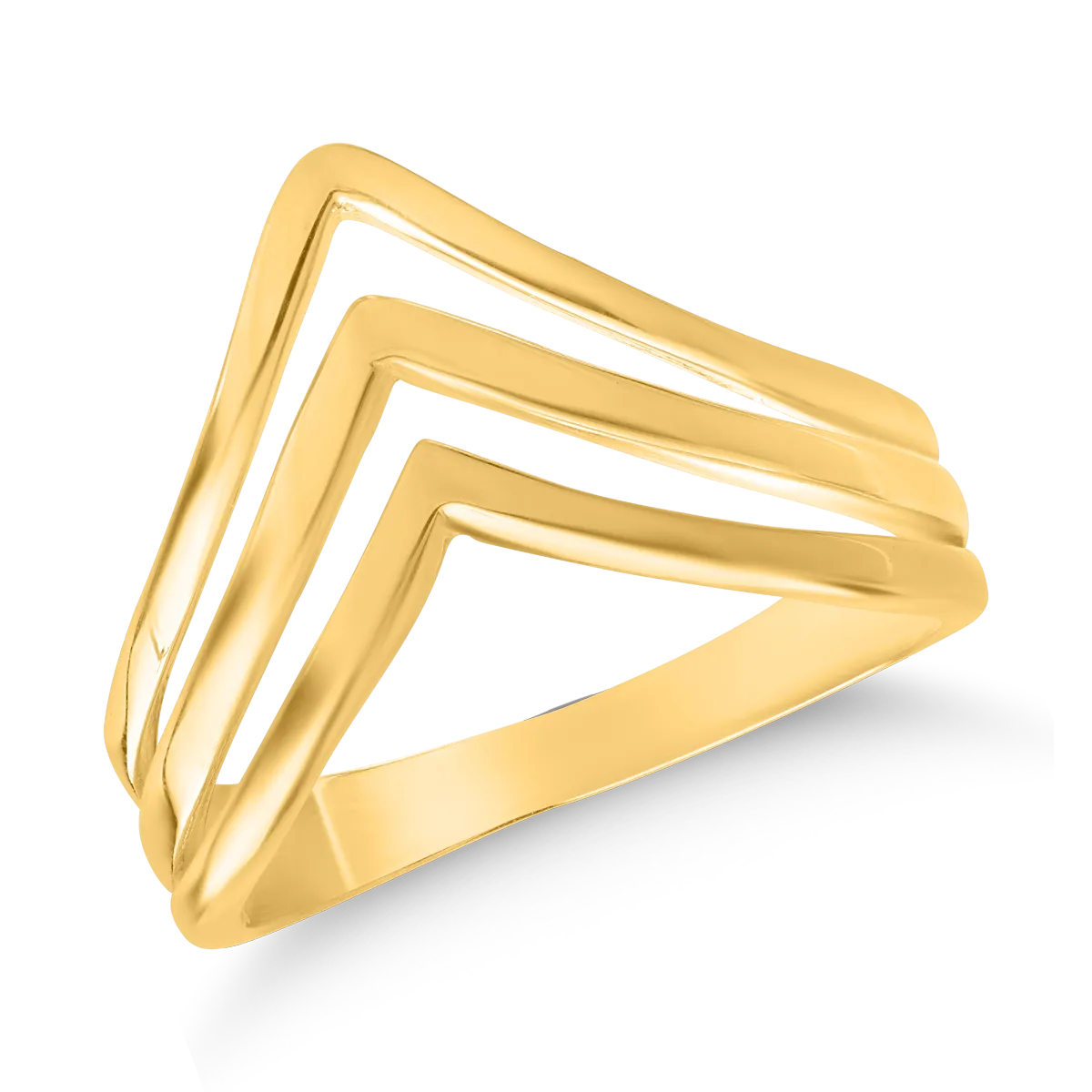 Pierścionek z żółtego 14K złota-124077