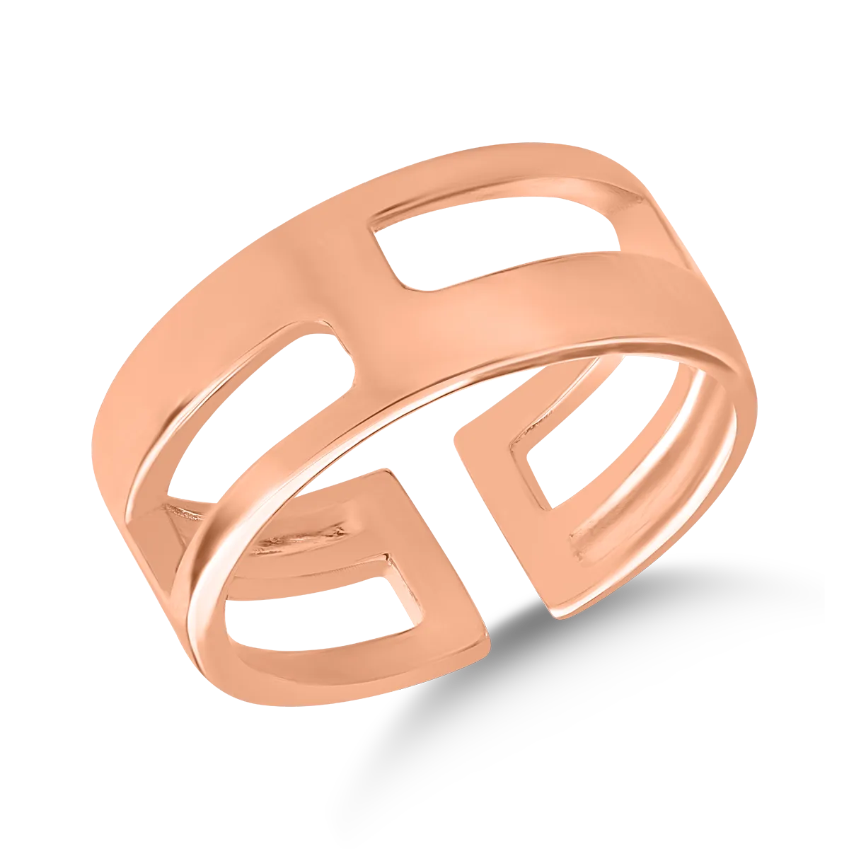 14K rose gold ring