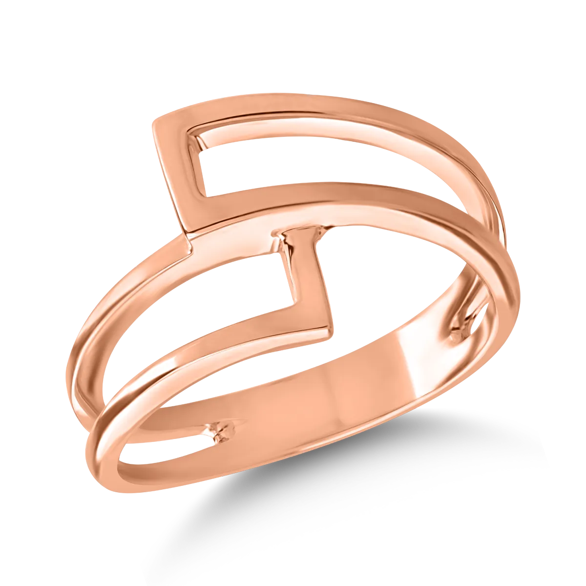 14K rose gold ring