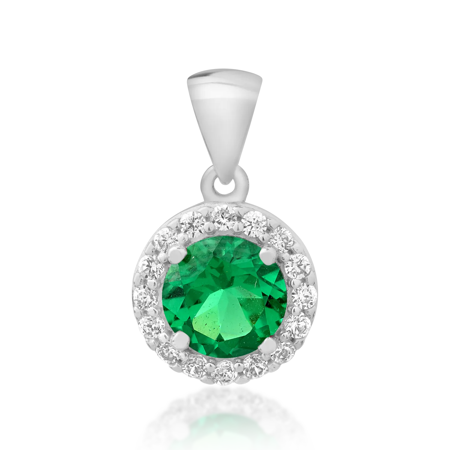 Pandantiv din aur alb