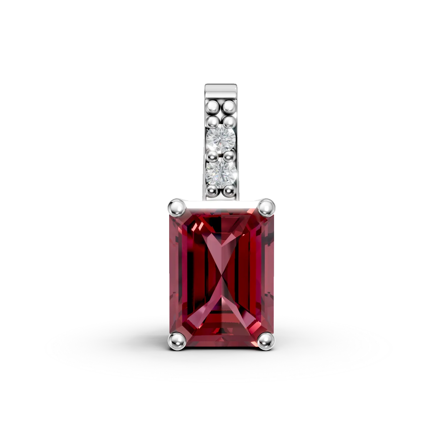 Pandantiv din aur alb