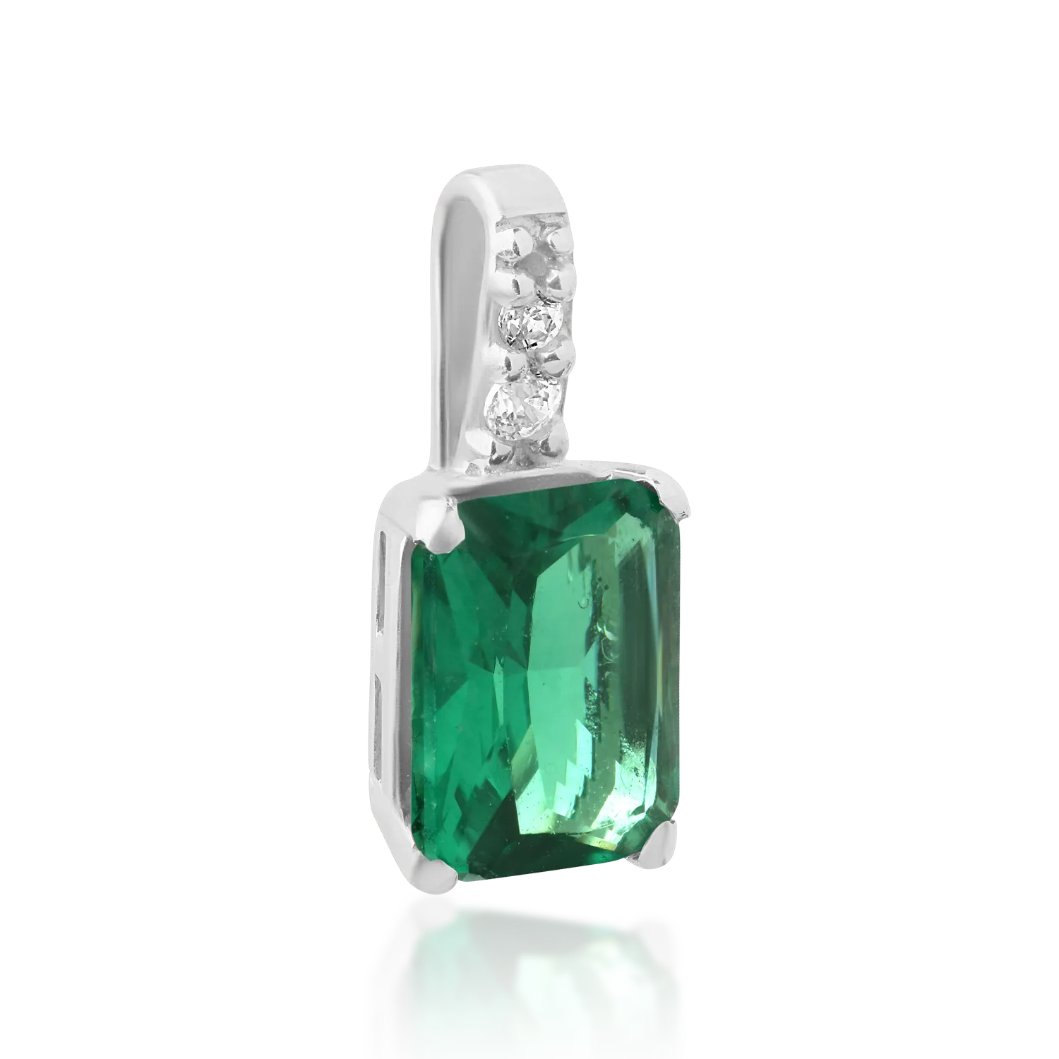 14K fehérarany medál