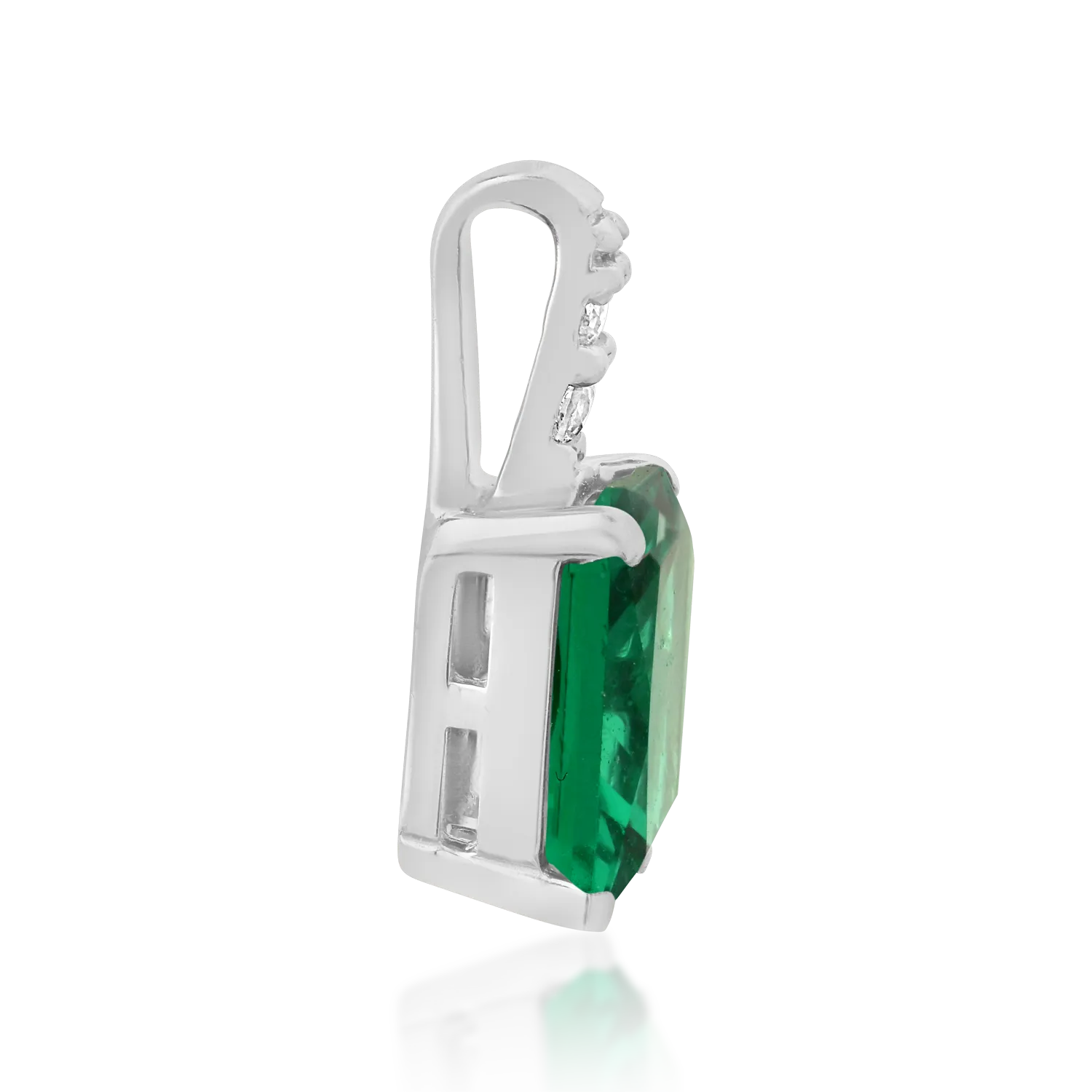 14K fehérarany medál