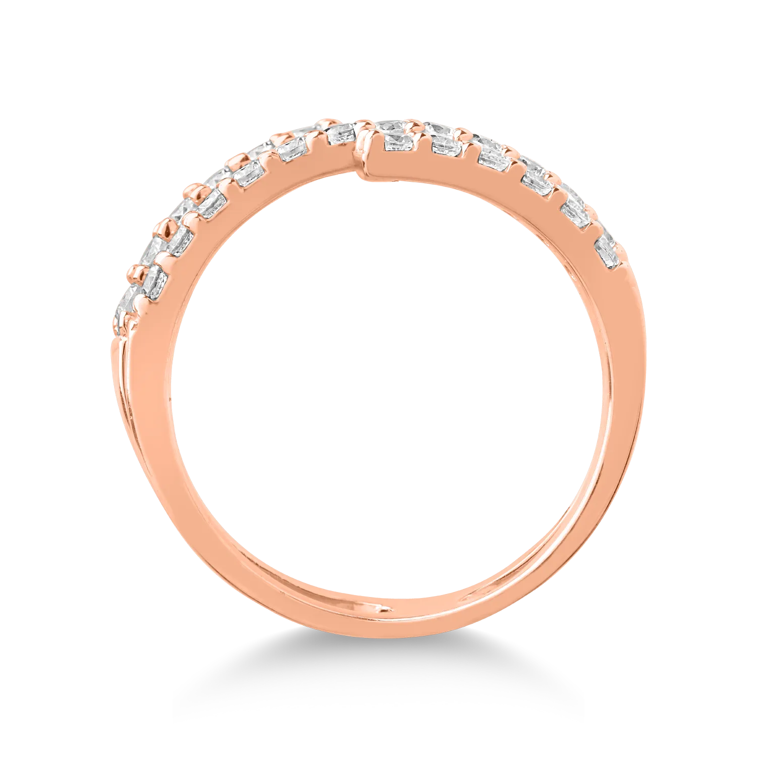 14K rose gold ring