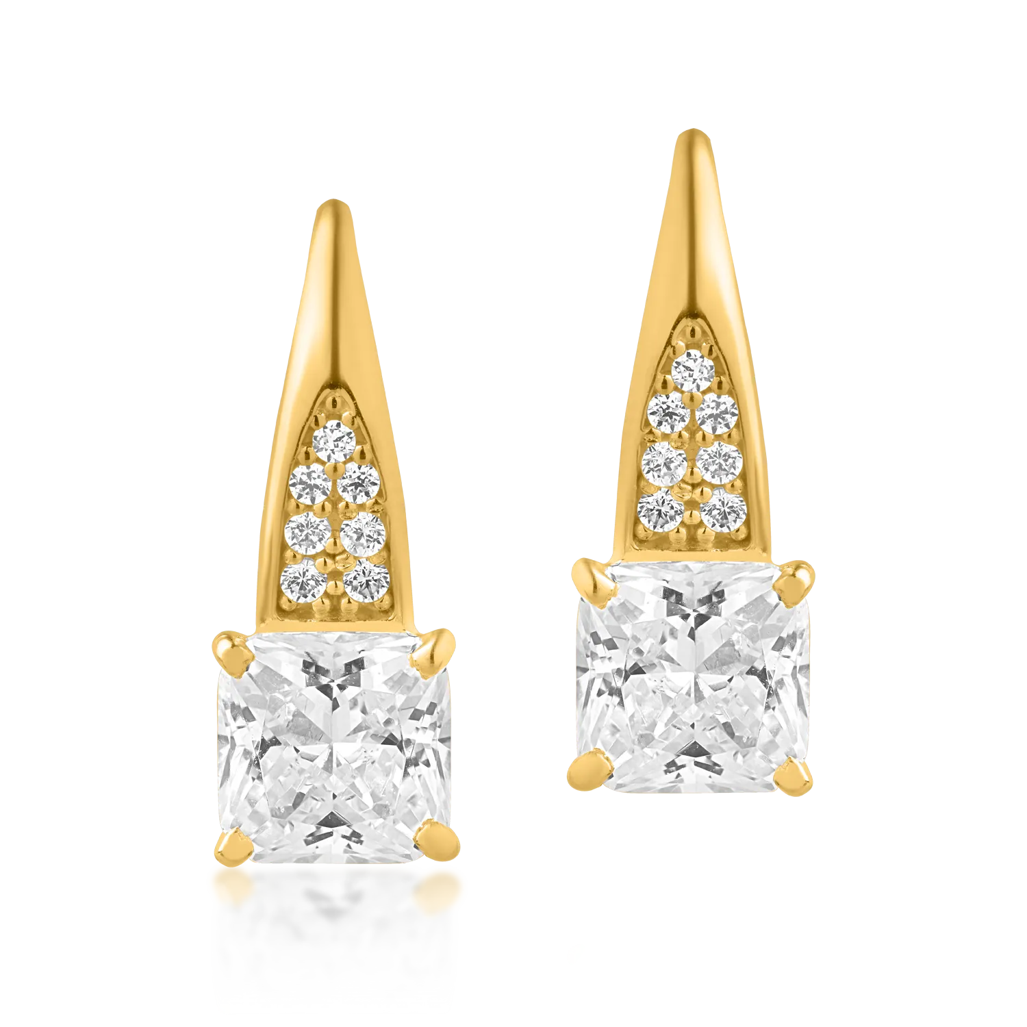 14K yellow gold earrings