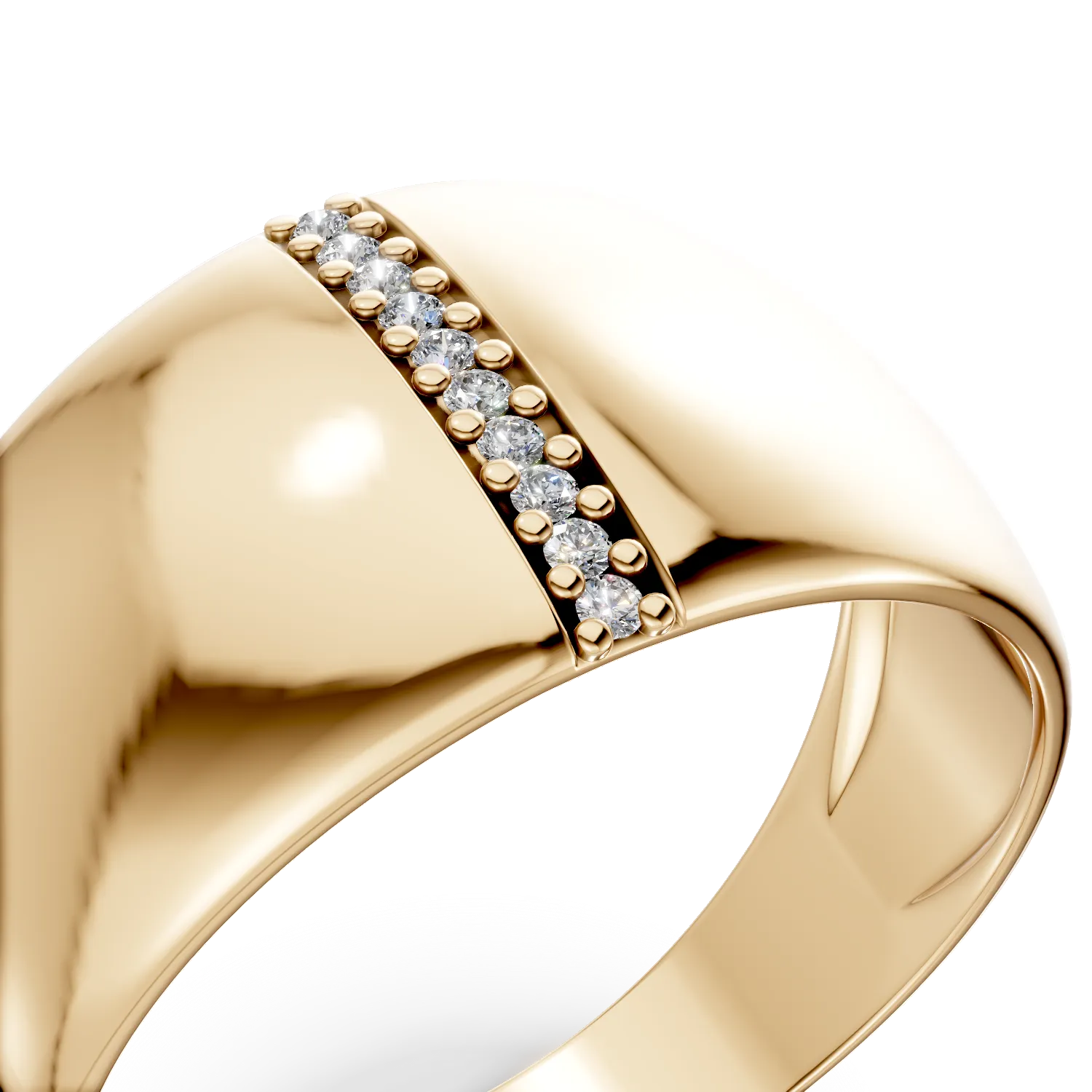 Inel din aur galben de 14K