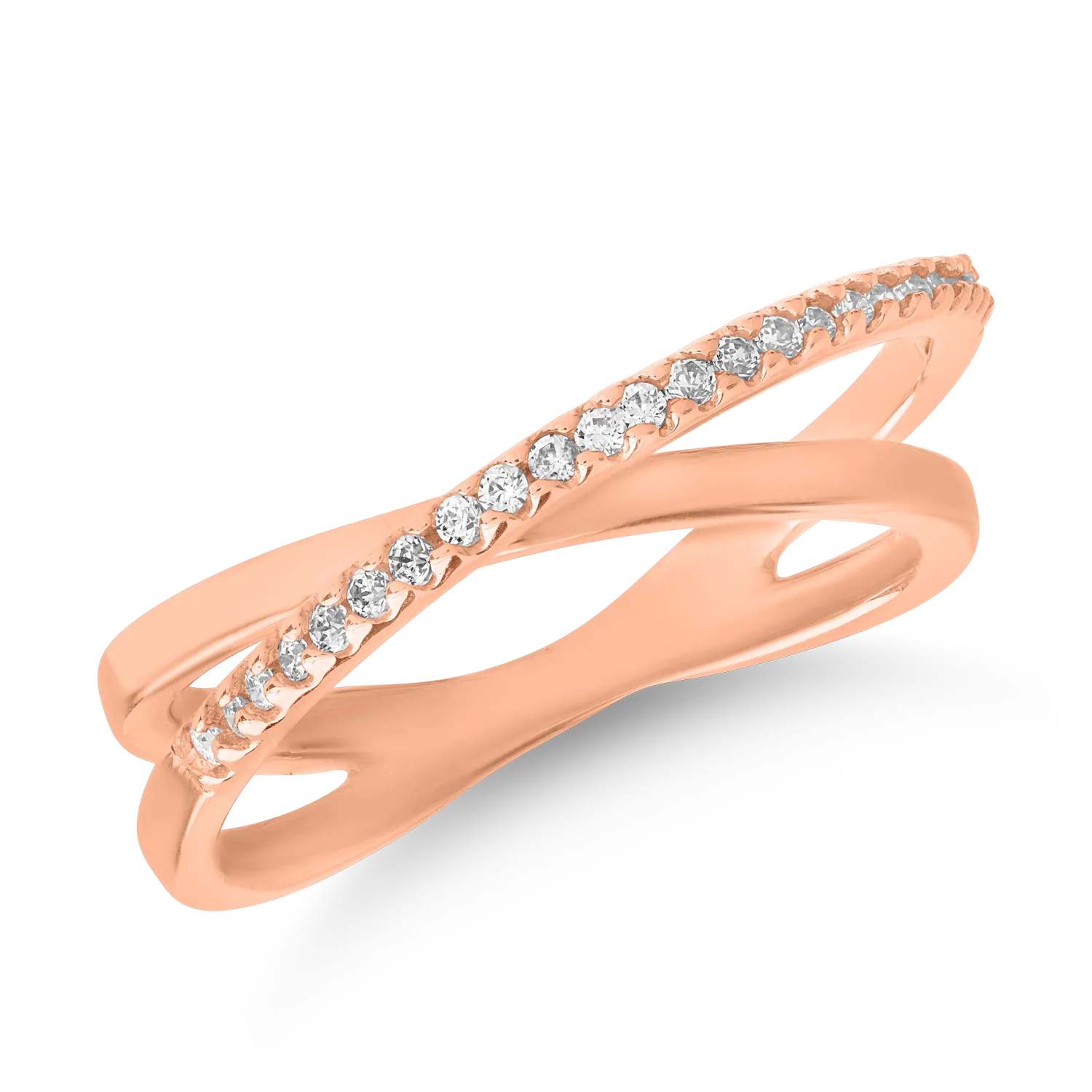 14K rose gold ring