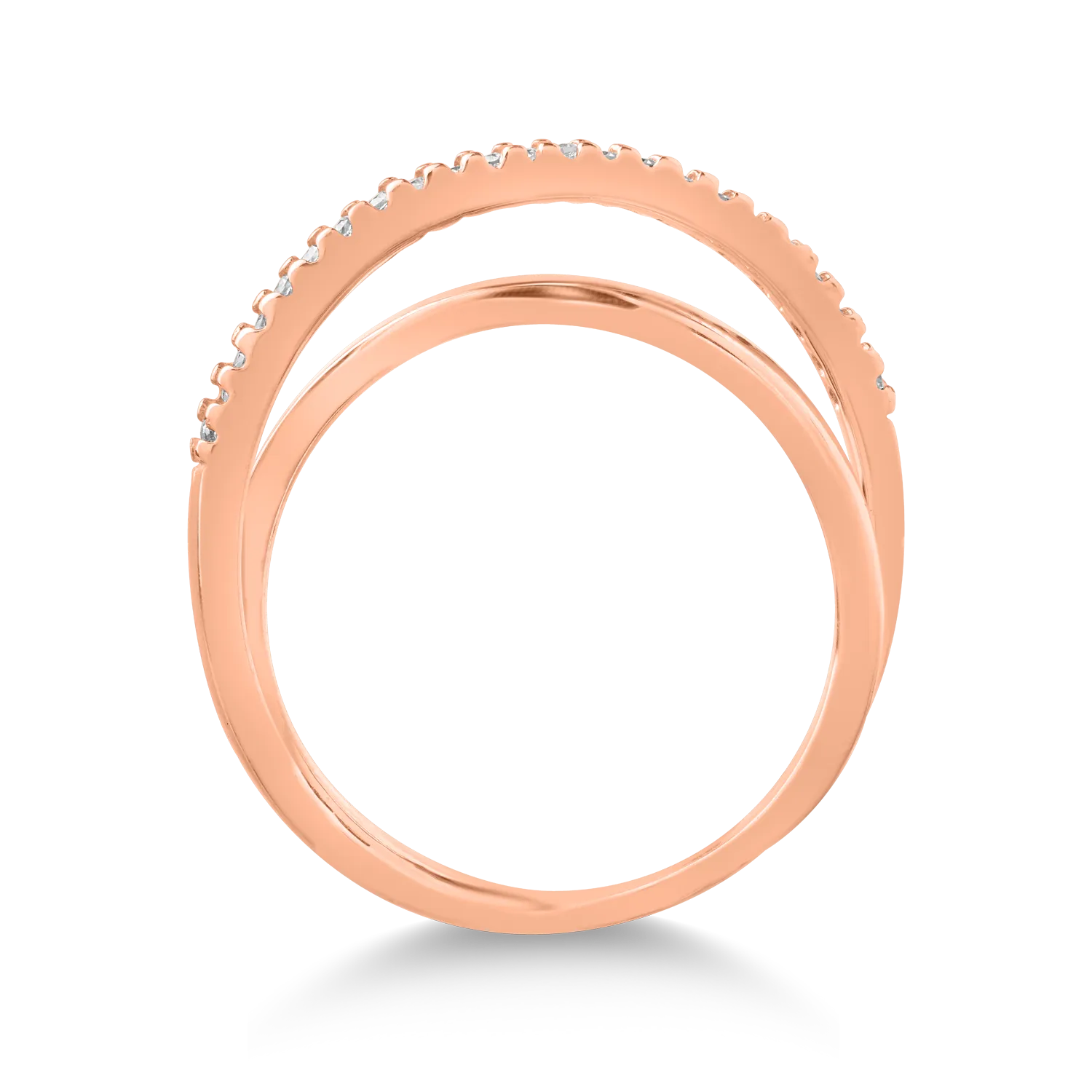 14K rose gold ring