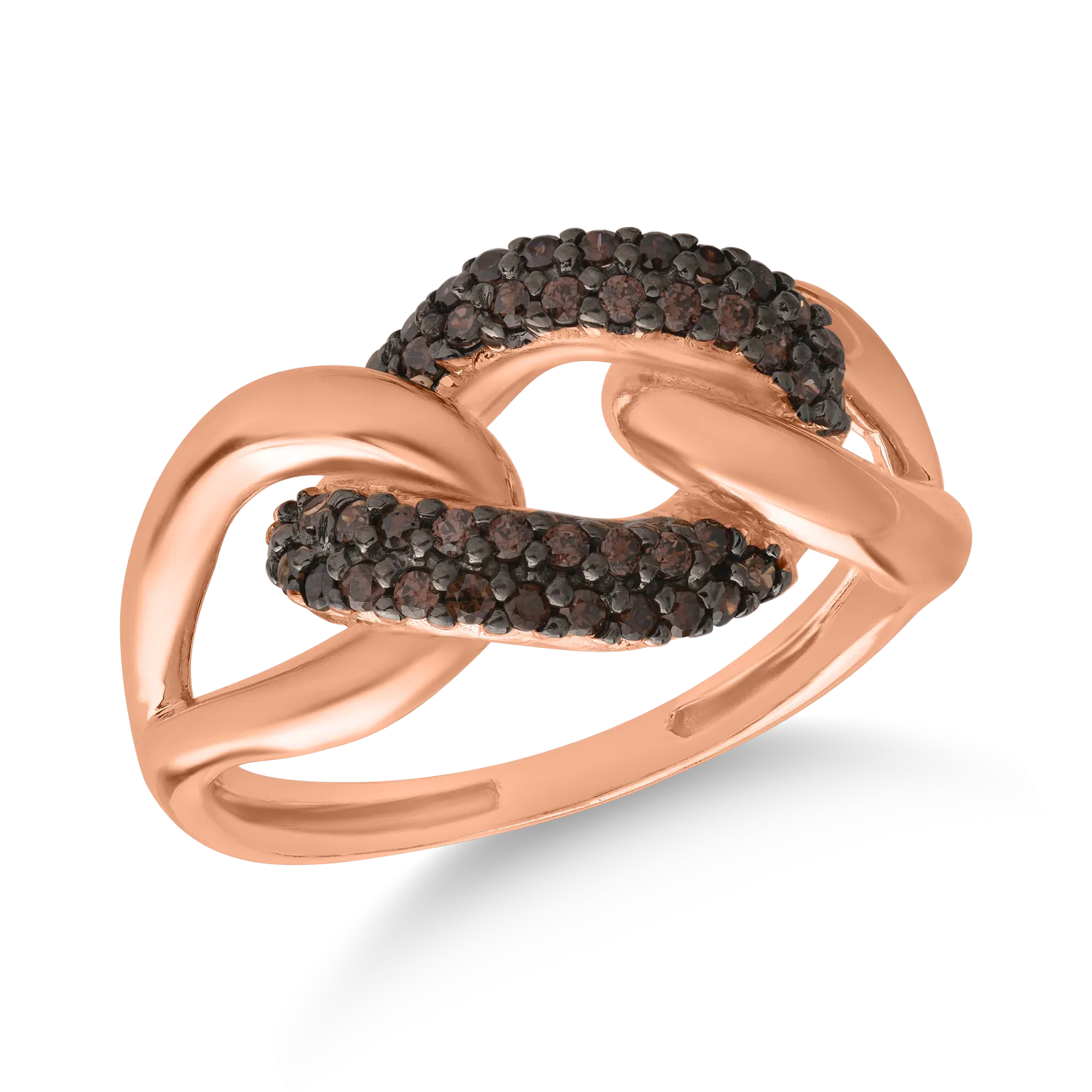 14K rose gold ring