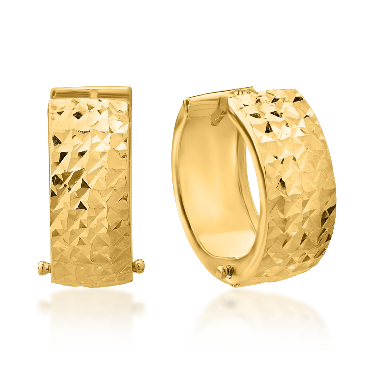 Cercei din aur galben de 14K