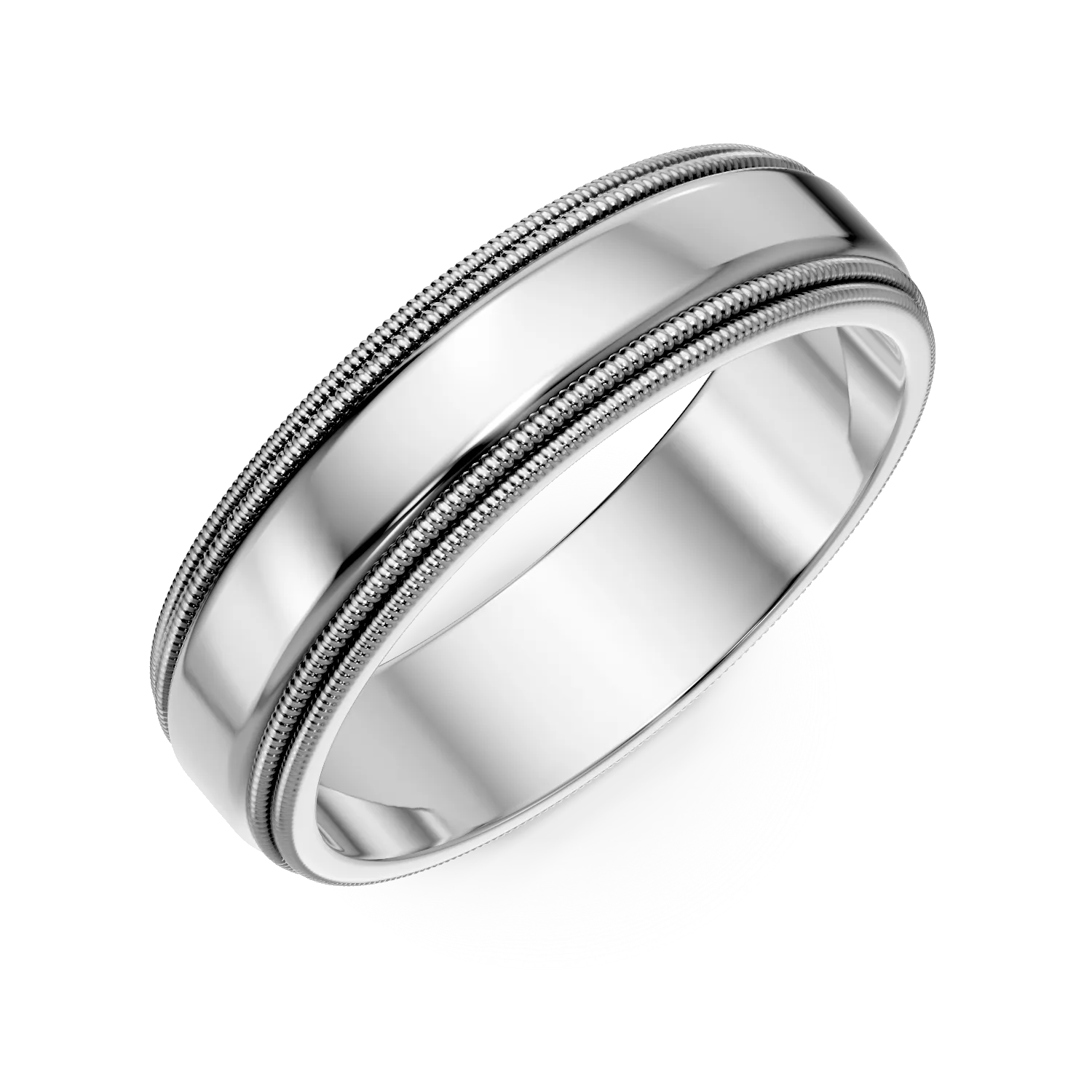 Verigheta aur model DOUBLE MILLGRAIN 6mm pentru ea