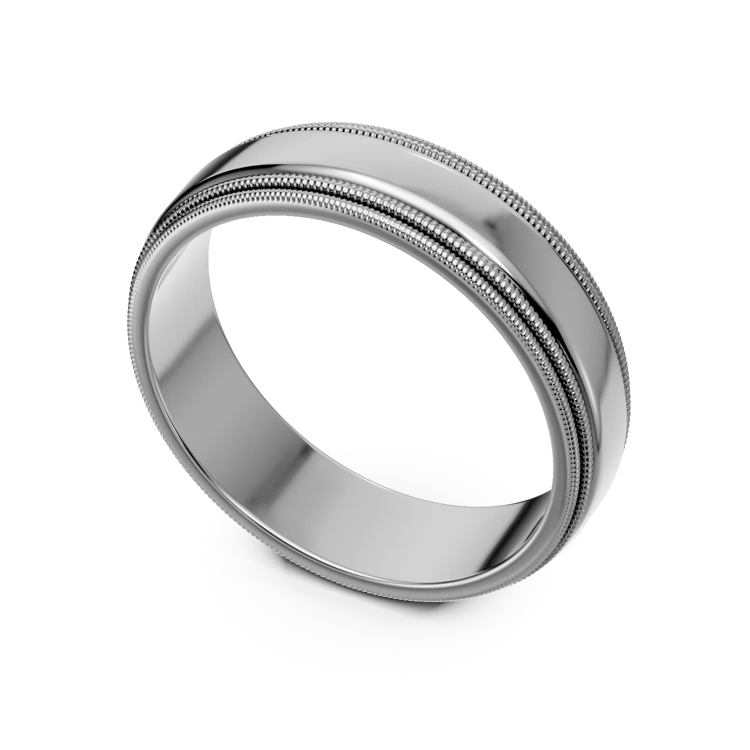 DOUBLE MILLGRAIN 6mm златна халка за нея