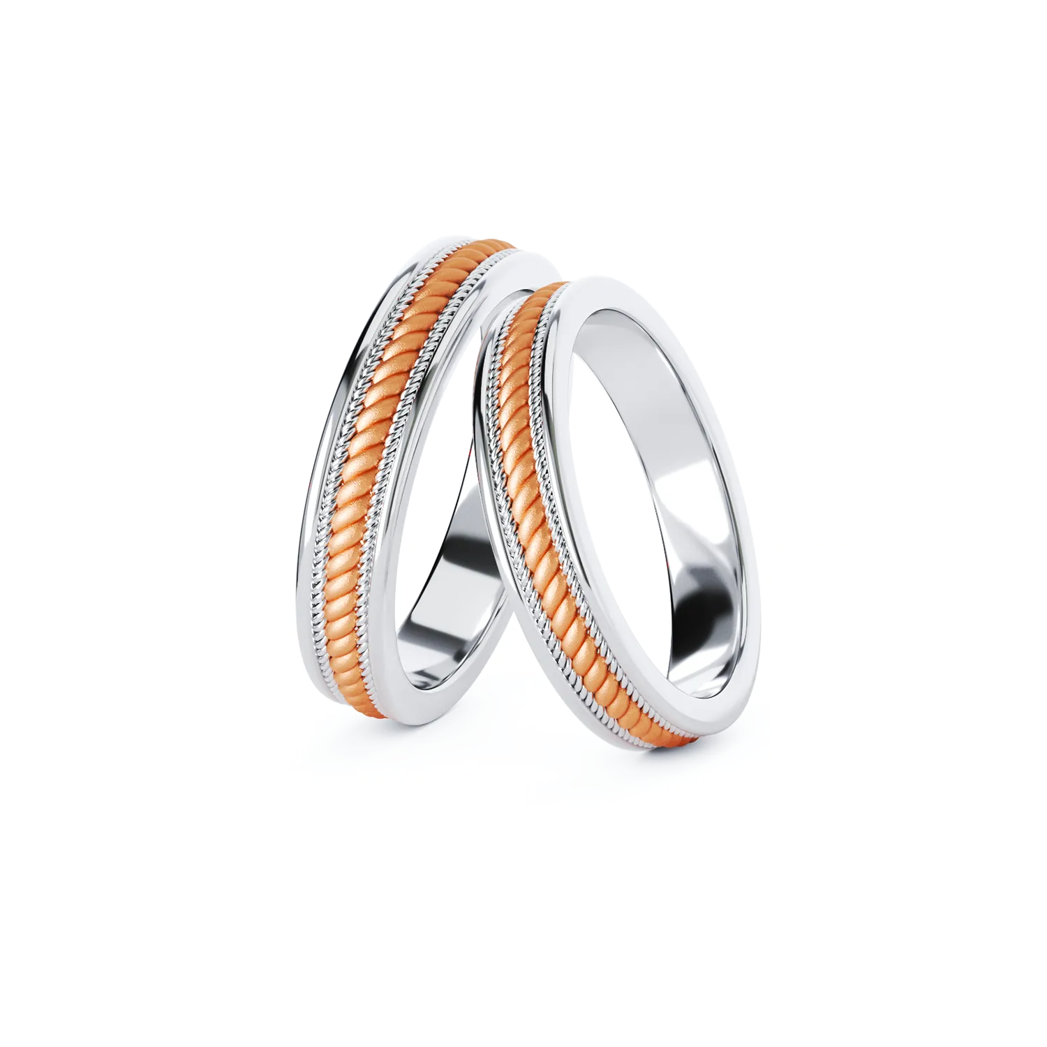 ENCHARM gold wedding ring