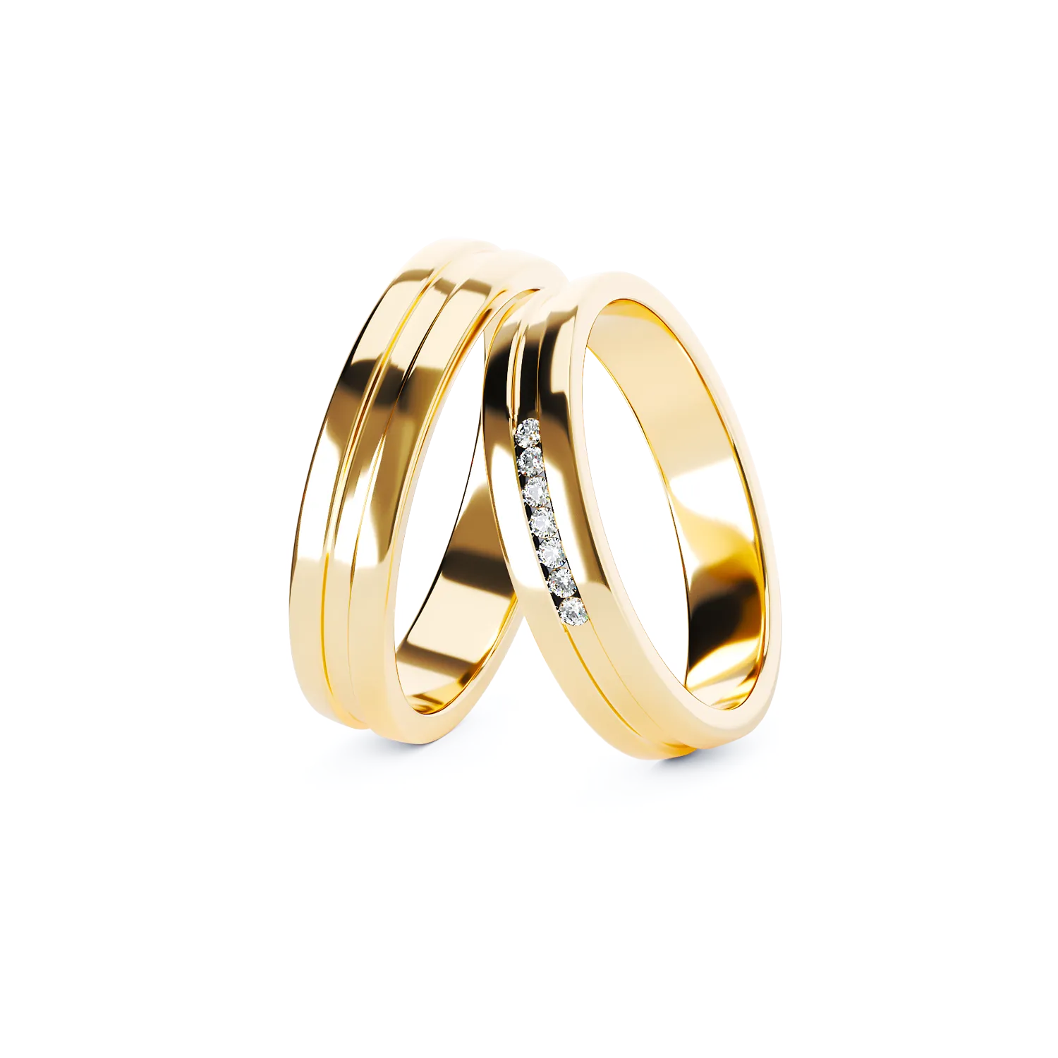 CAMILLE gold wedding ring