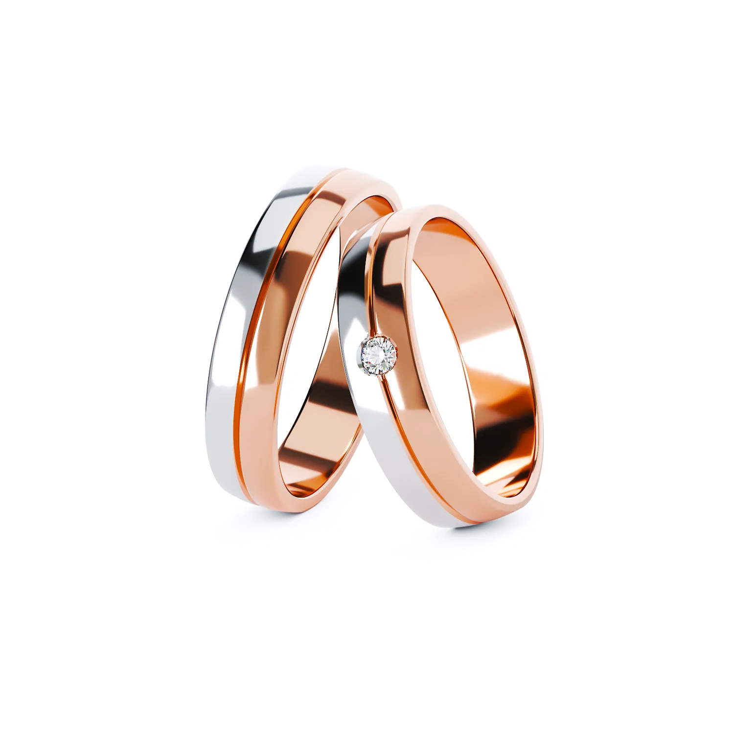 CATE gold wedding rings