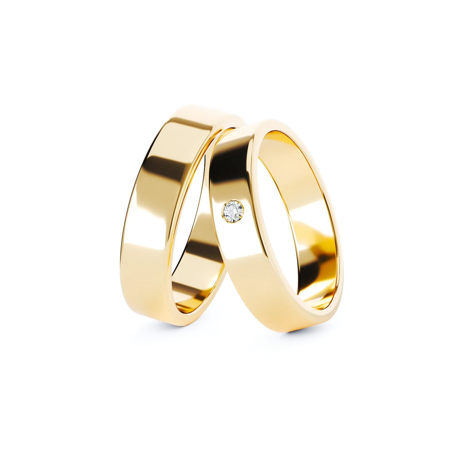CLAIRE gold wedding ring