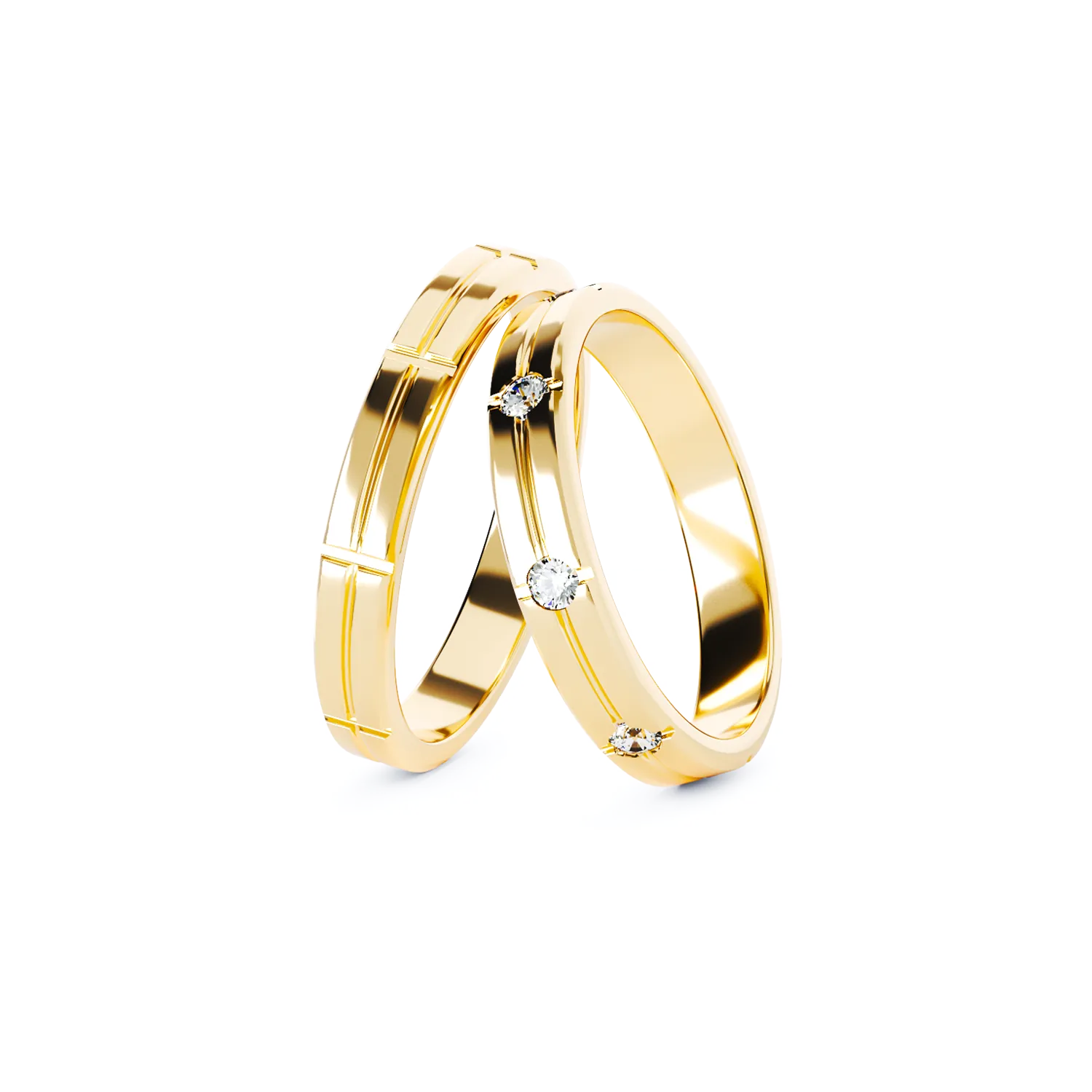 CIEL gold wedding ring