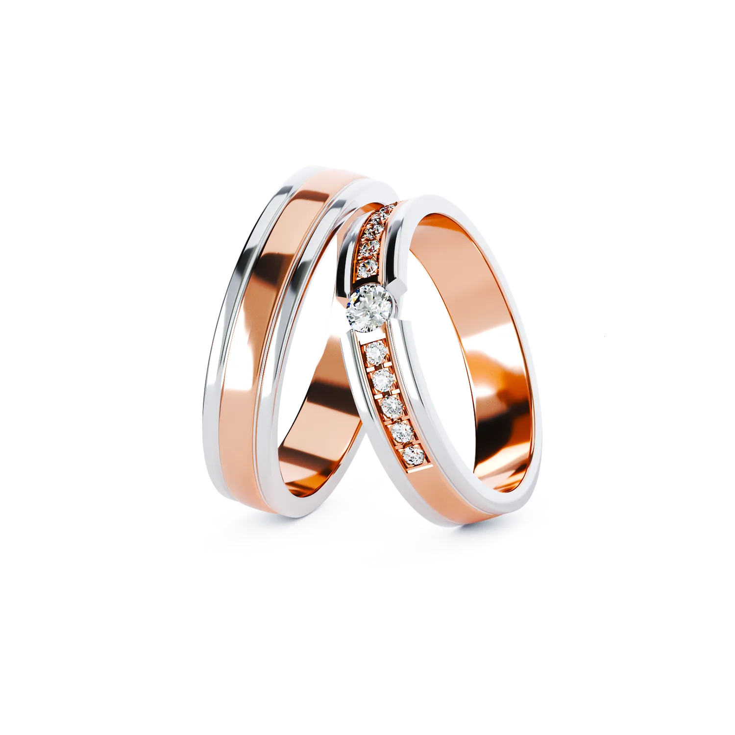 COVET gold wedding ring