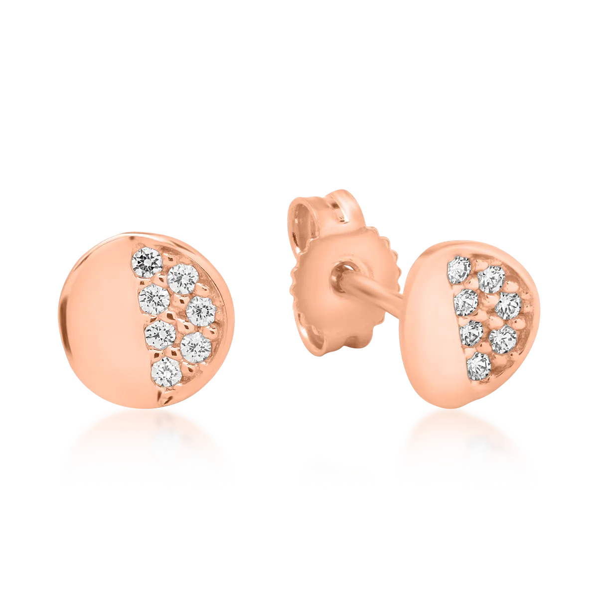 14K rose gold earrings