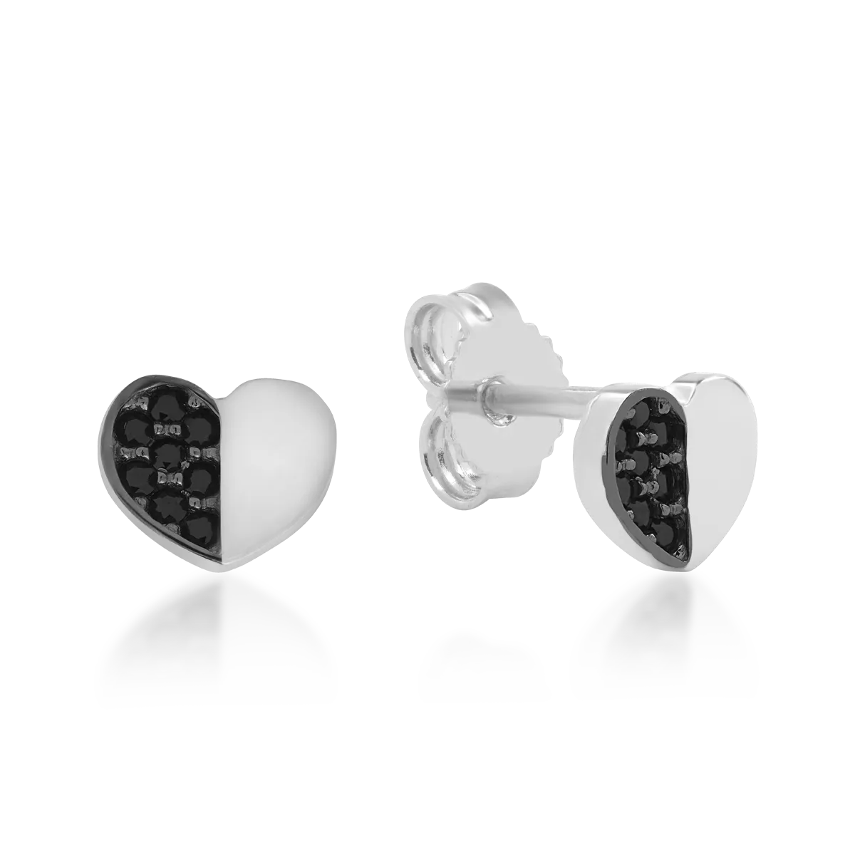 14K fehér arany fülbevaló