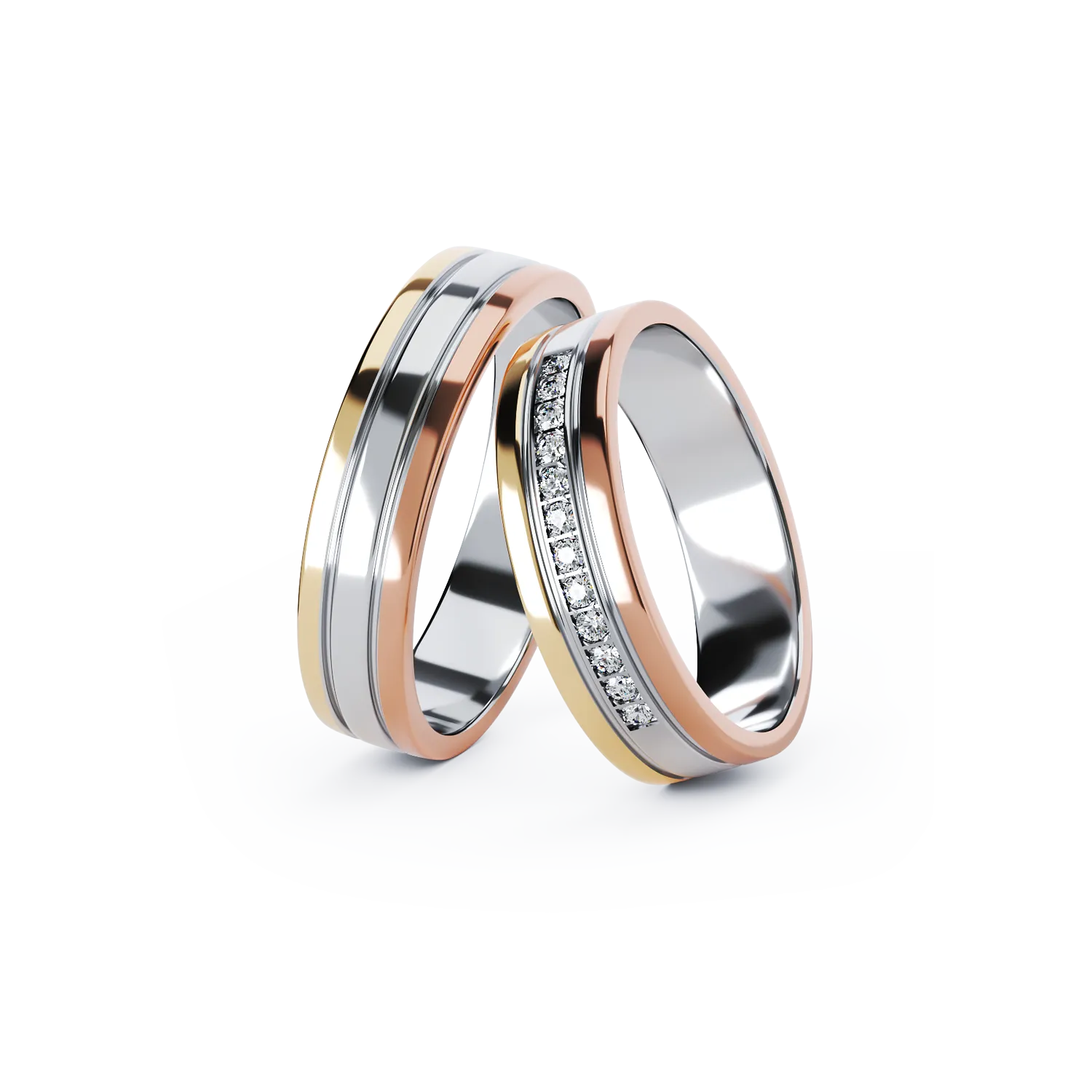 TEI-CHERIE gold wedding rings
