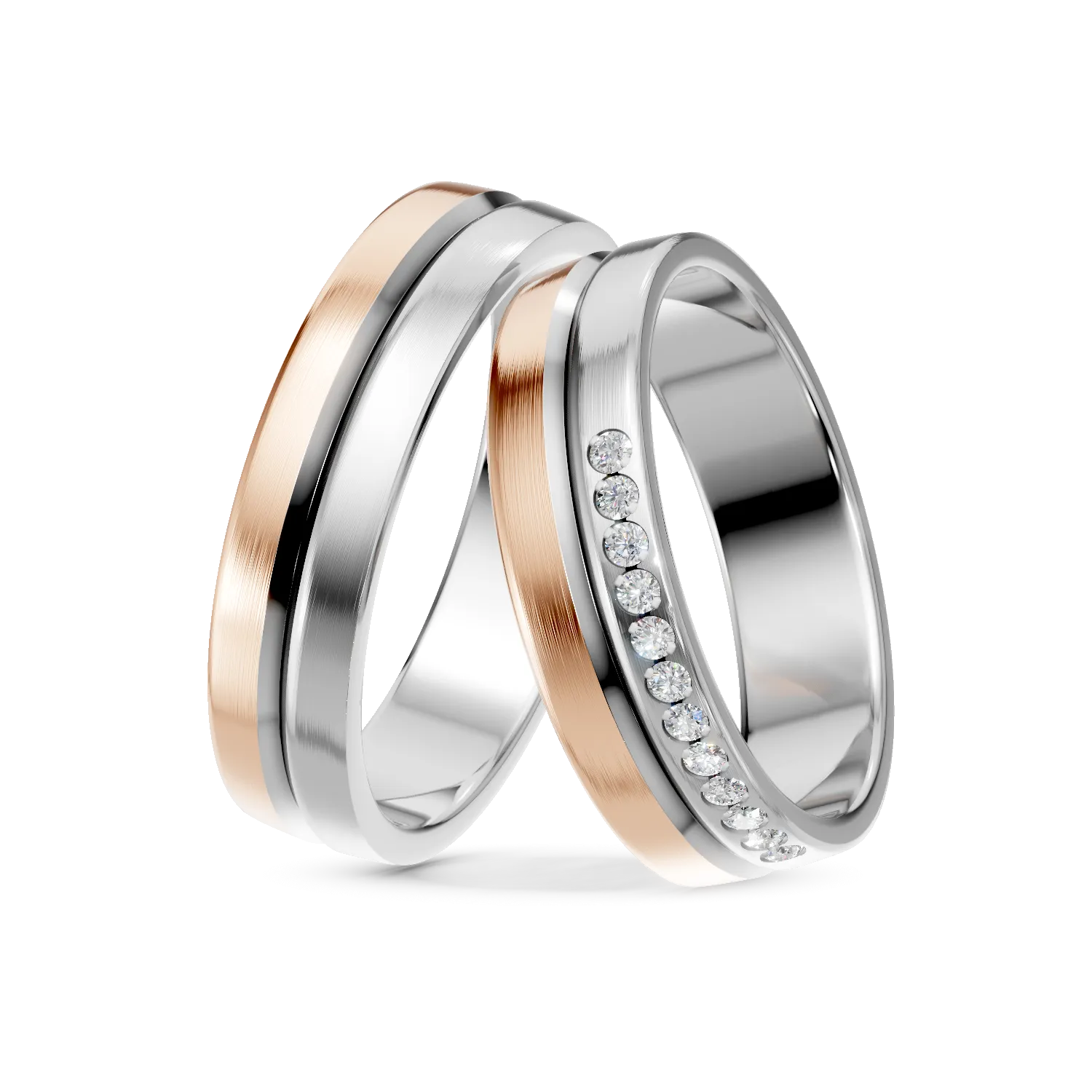 TEI-CHEER gold wedding ring