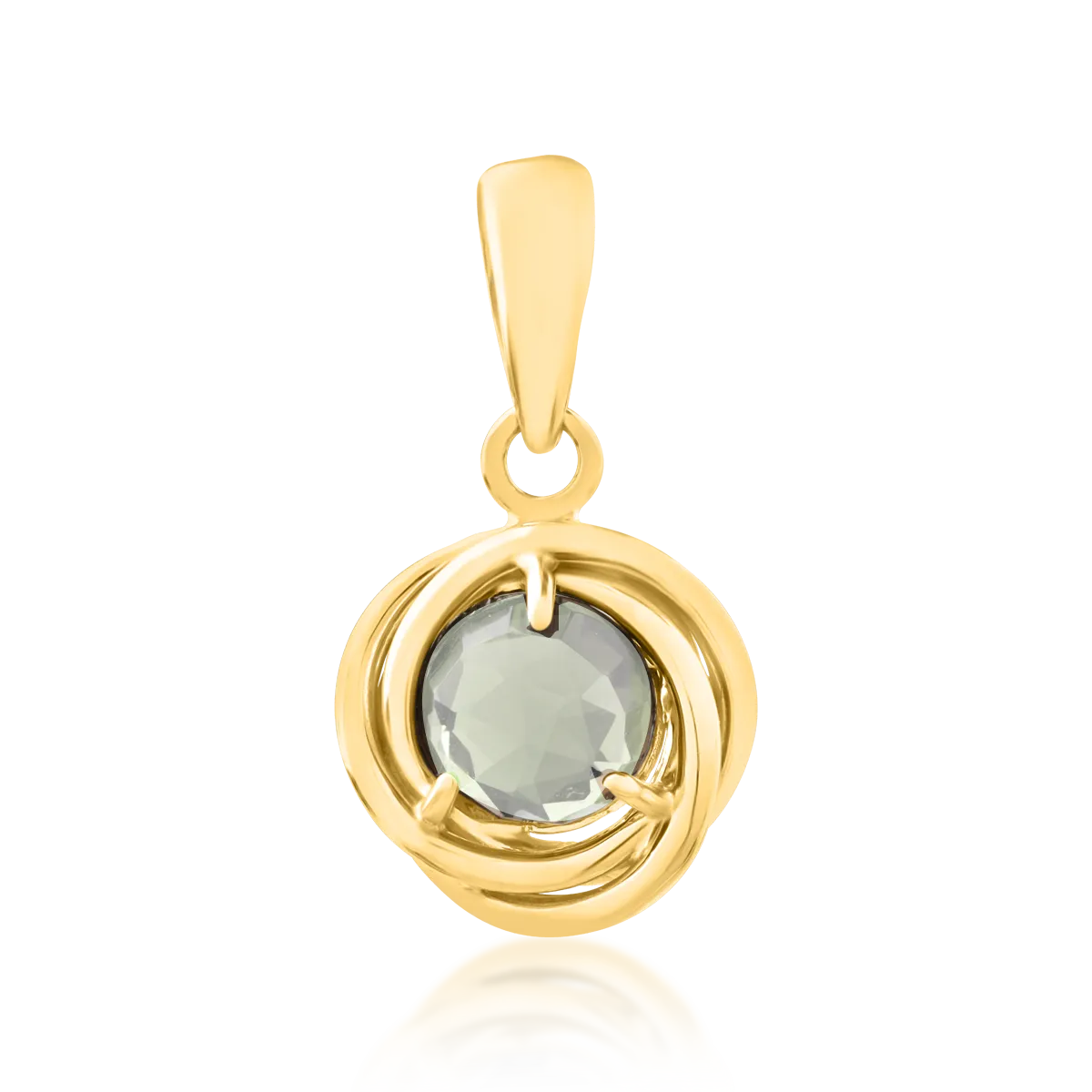 Yellow gold pendant