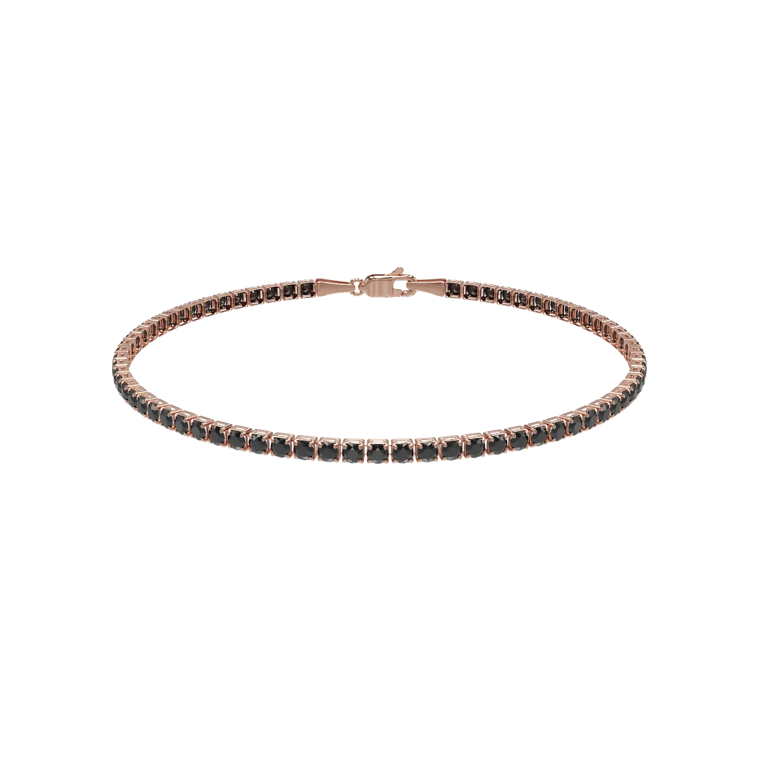 Rose gold tennis bracelet-151775