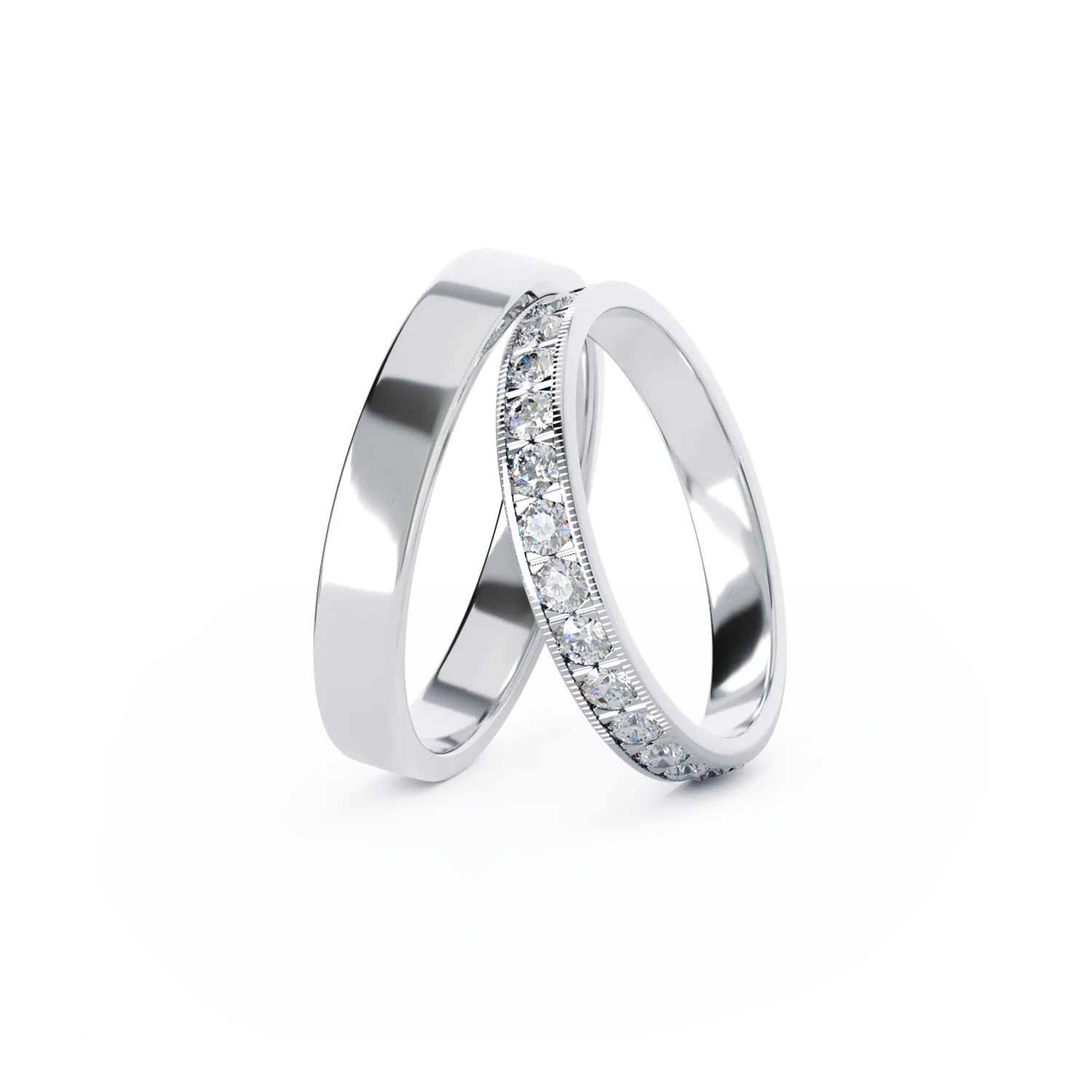 TEI-ABBY gold wedding rings