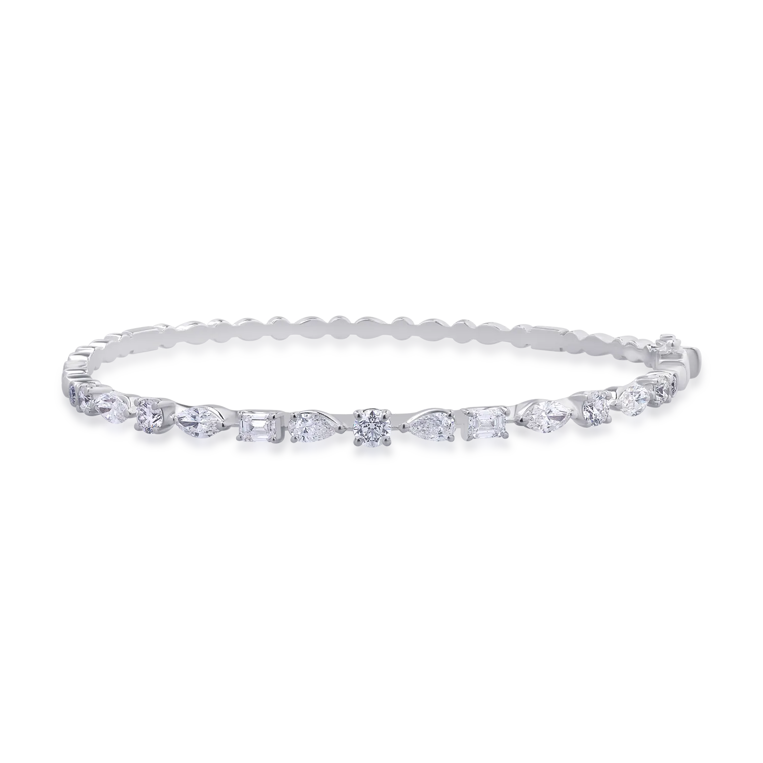 Bratara din aur alb cu diamante de 2.10ct
