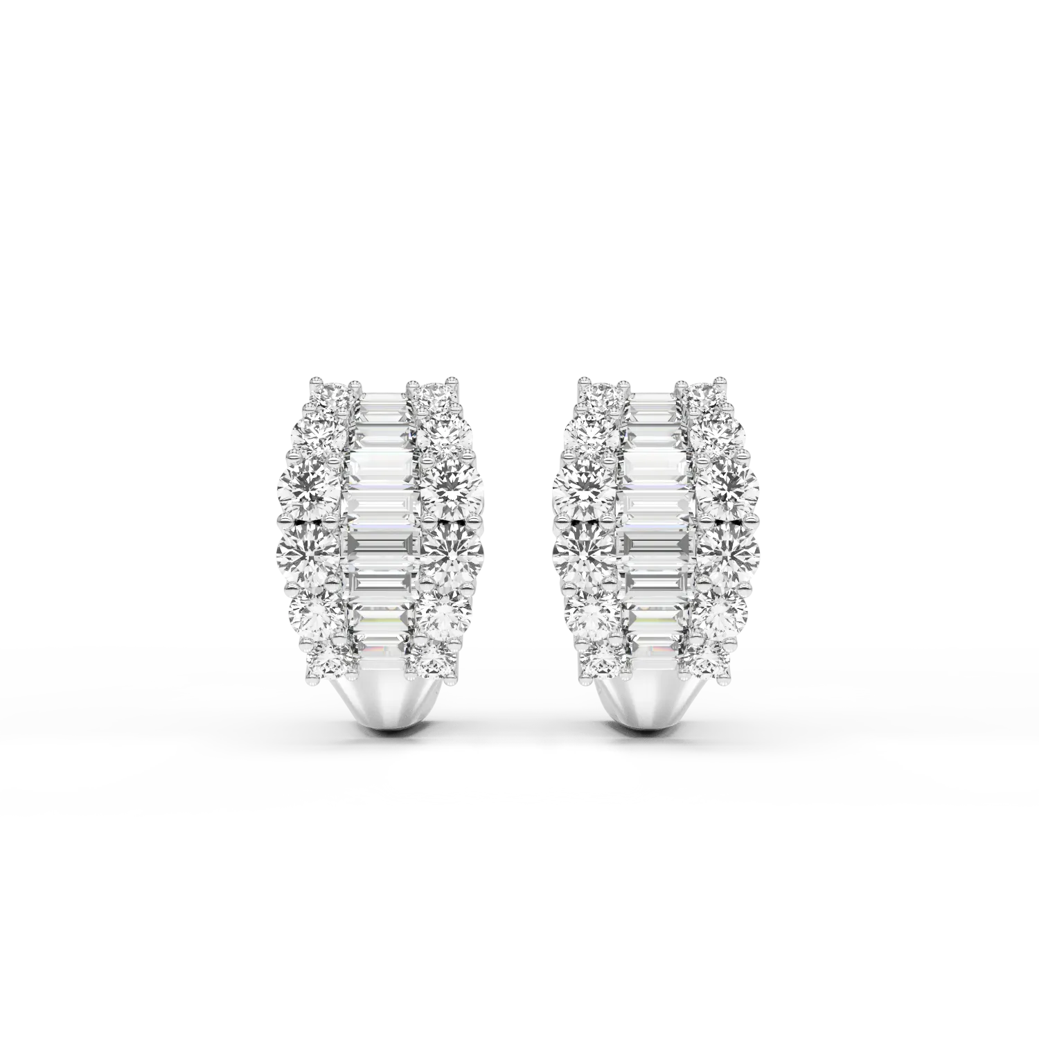 White gold earrings with 1.46ct diamonds-126650