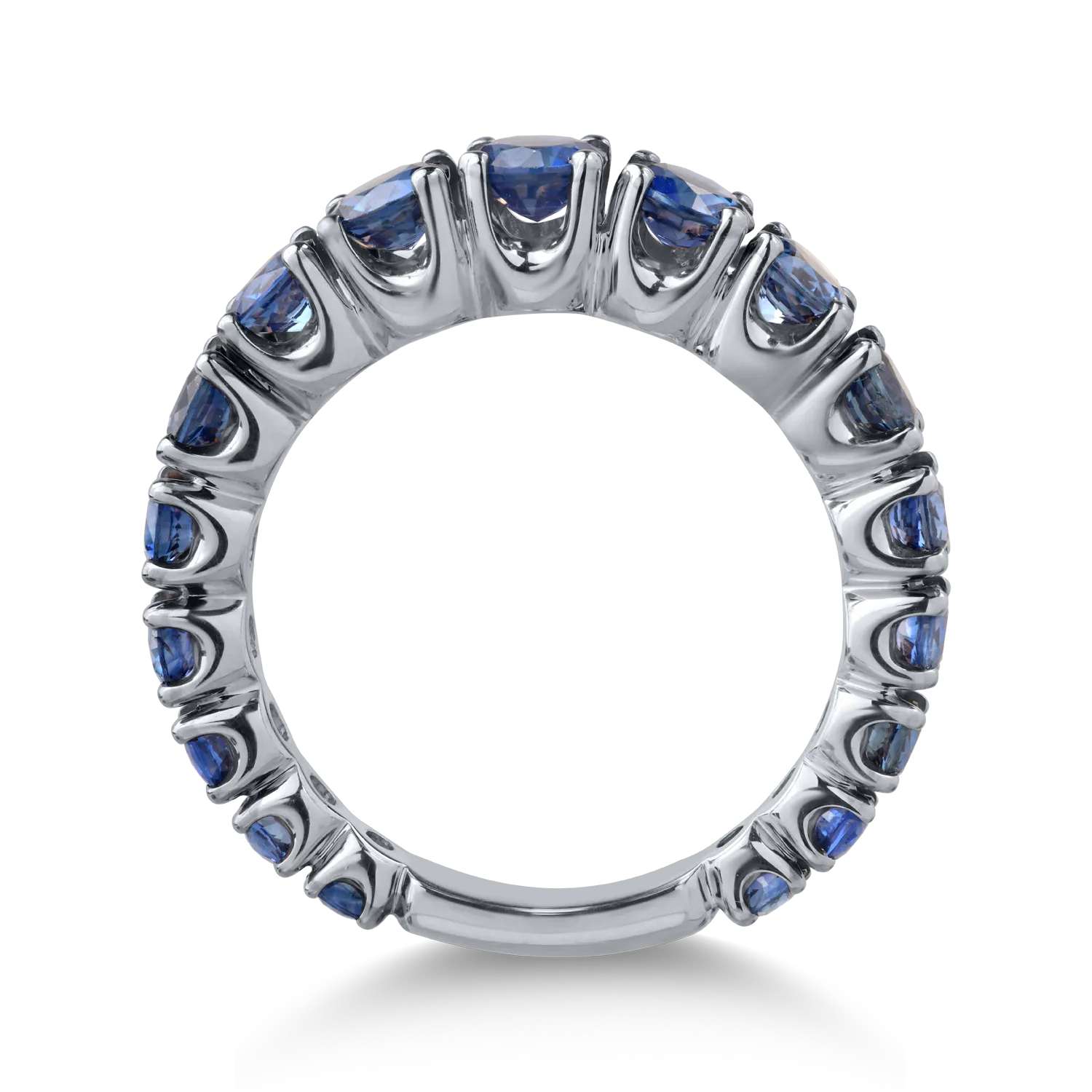18K fehérarany gyűrű 2.62ct zafírral