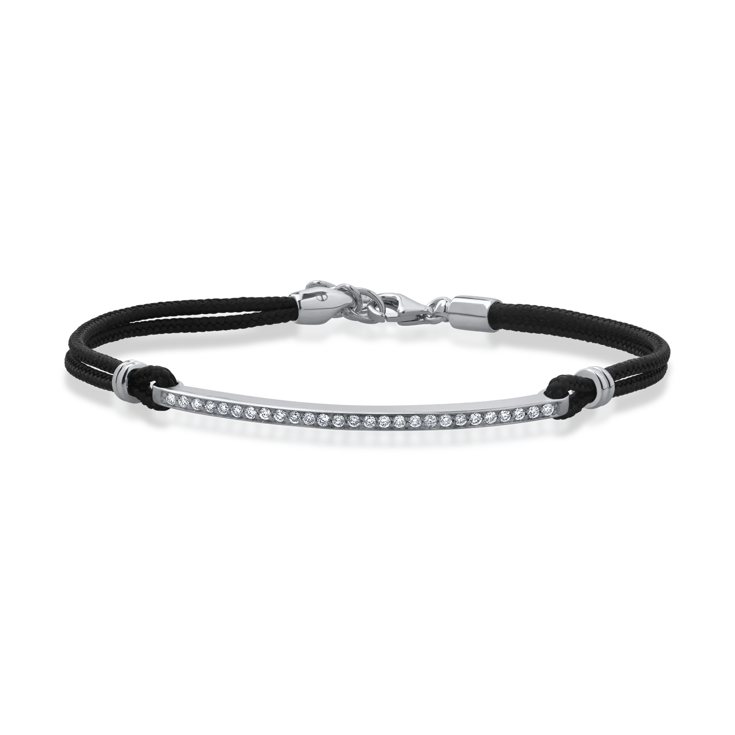 18K white gold bracelet with 0.26ct diamonds