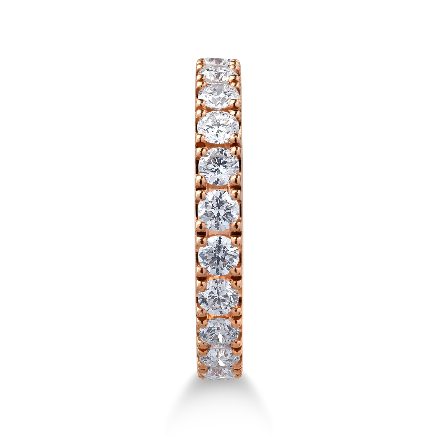 Inel din aur roz cu diamante de 1.25ct