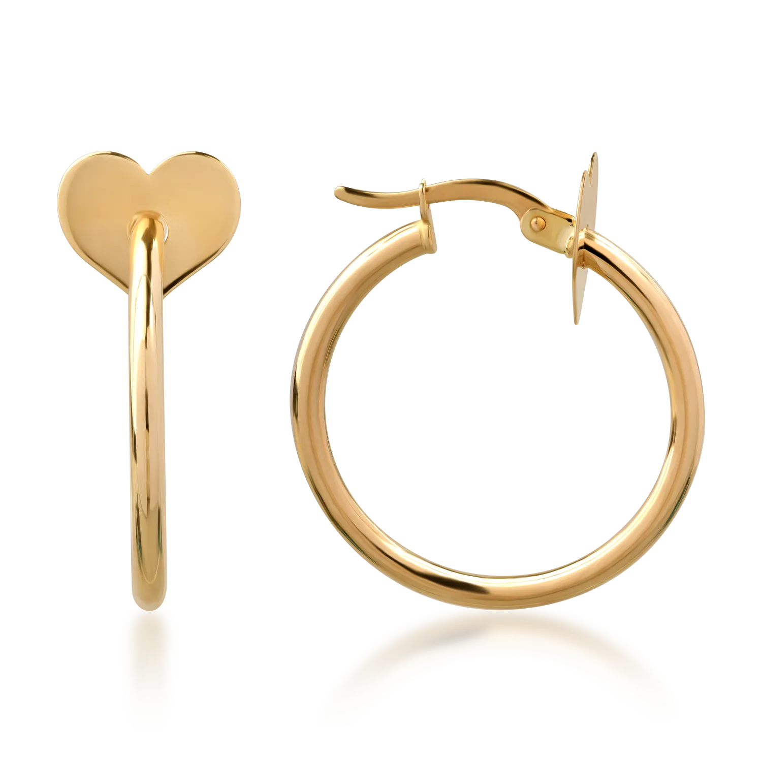 Cercei din aur galben de 14K