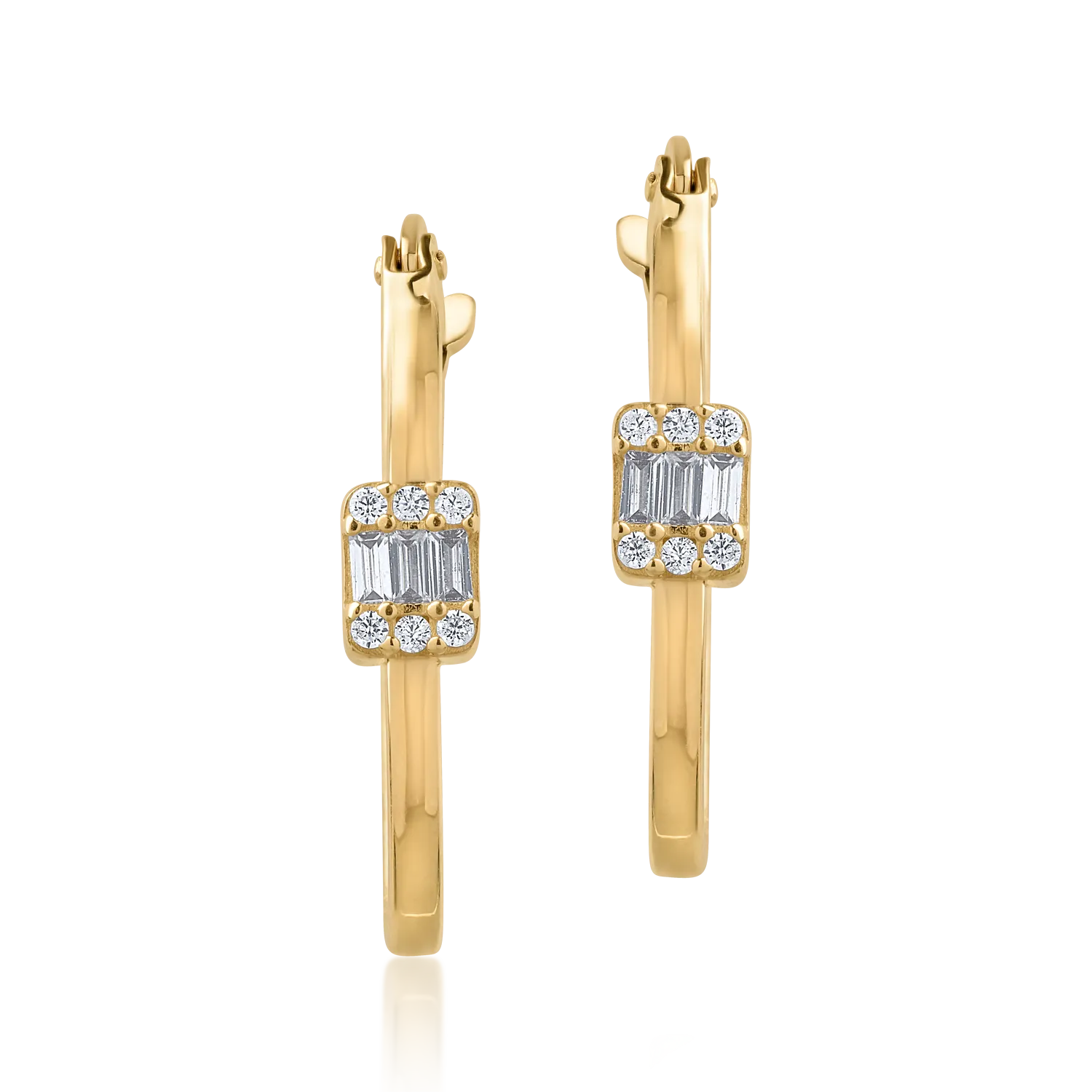 14K yellow gold earrings